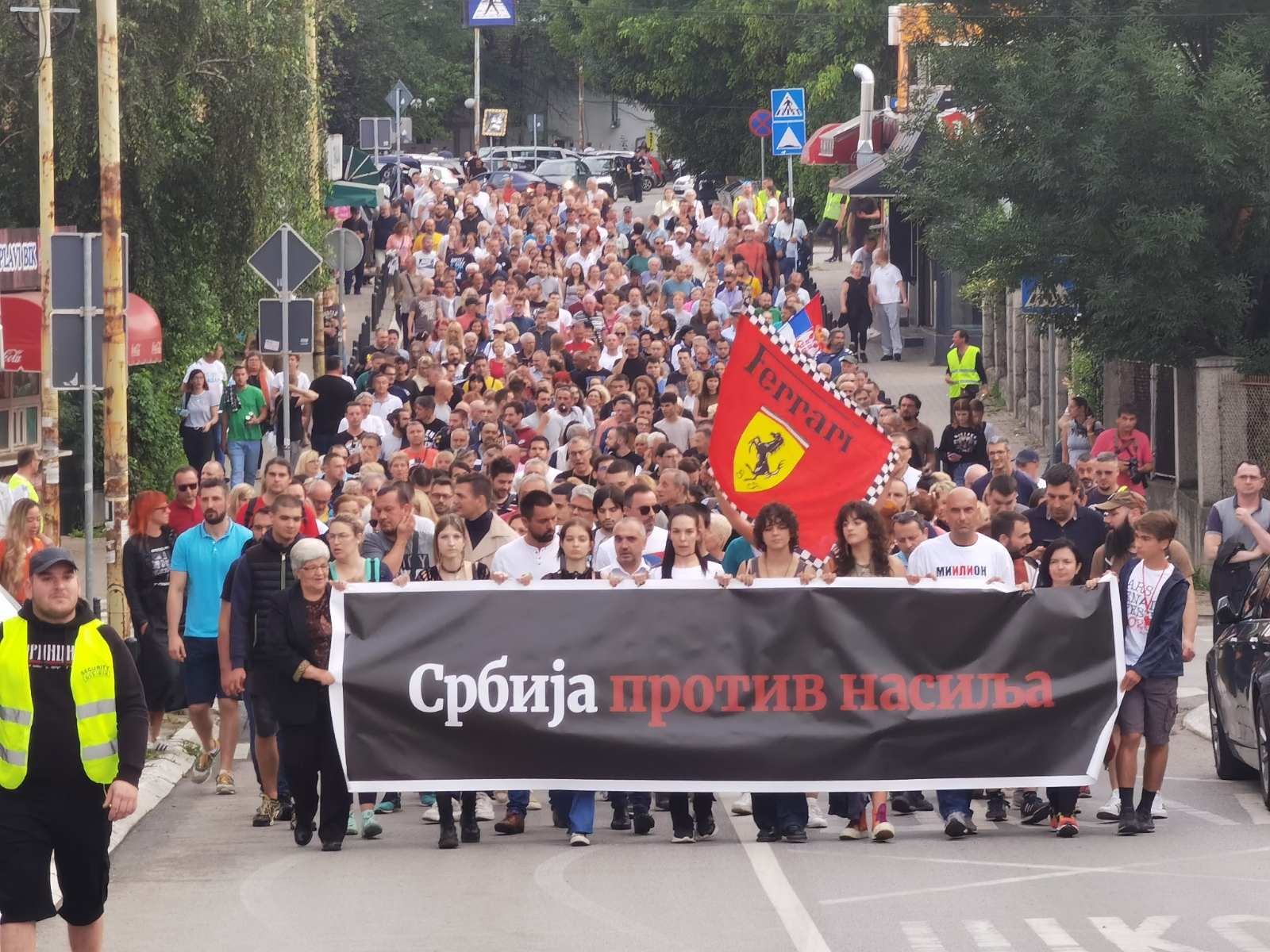 protest kragujevac šetnja 1