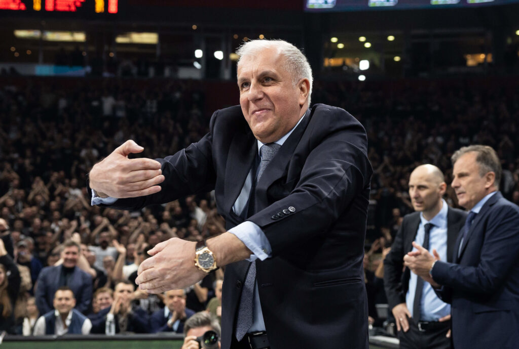 during the 2022/2023 Turkish Airlines EuroLeague Regular Season match between Partizan Mozzart Bet Belgrade and  Real Madrid on March 31, 2023 in Belgrade, Serbia. (Photo by Srdjan Stevanovic/Starsport.rs ©)