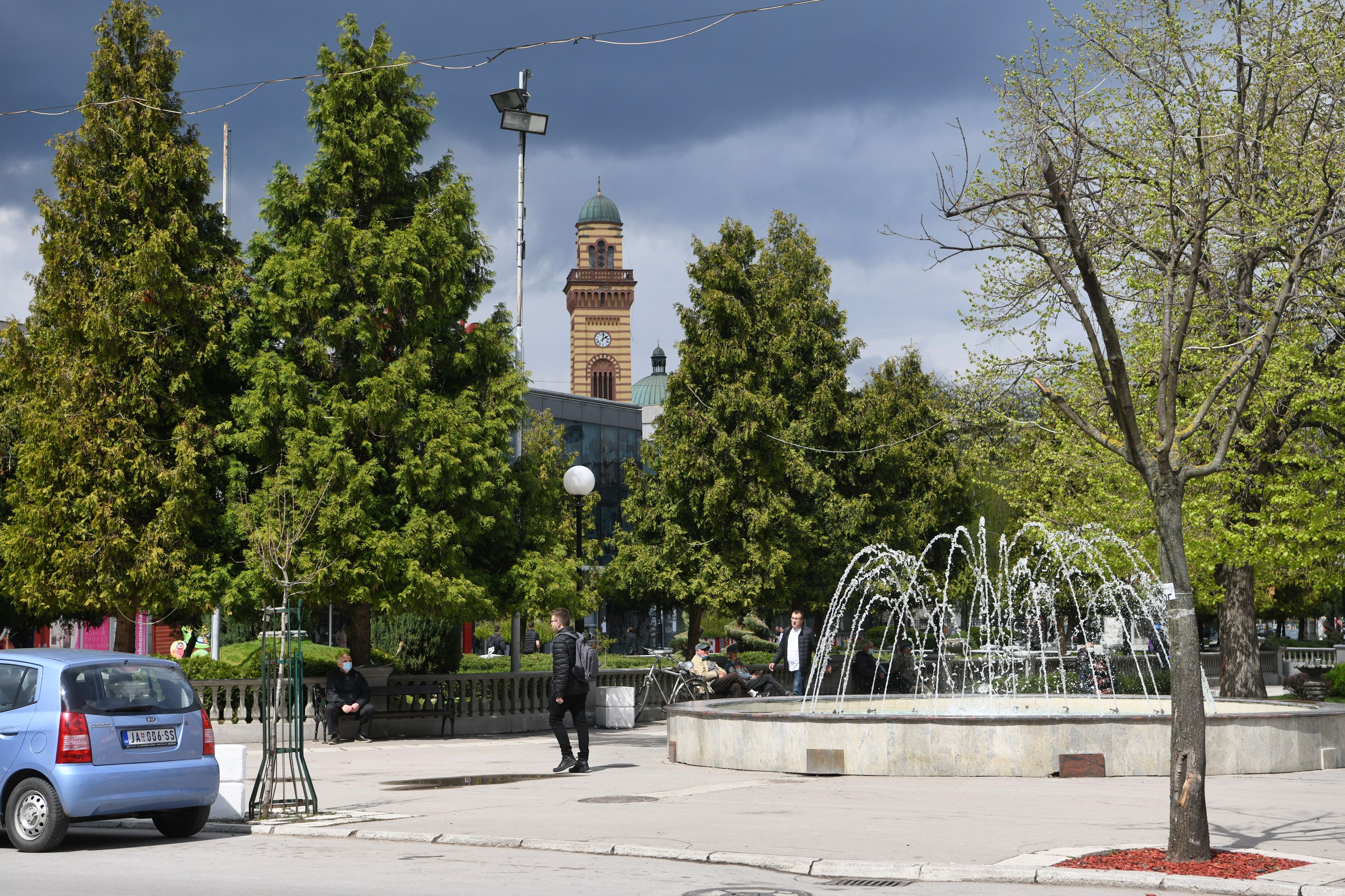 Jagodina, 20.04.2021. Jagodina grad, ulice, pokrivalice Foto: Filip Krainčanić/Nova.rs