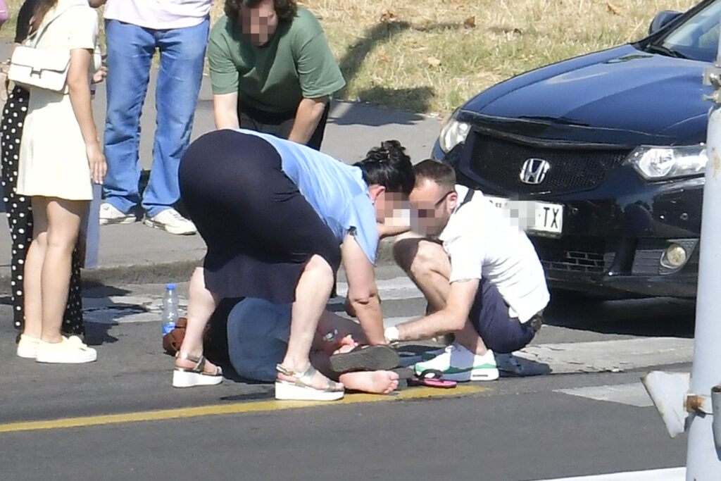 obaranje pešaka pesacki prelaz