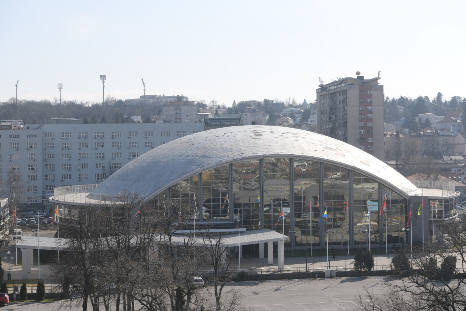 Beograd 22. februar 2023. Beogradski sajam, arhitektura, hale, hala Foto:Dragan Mujan/Nova.rs