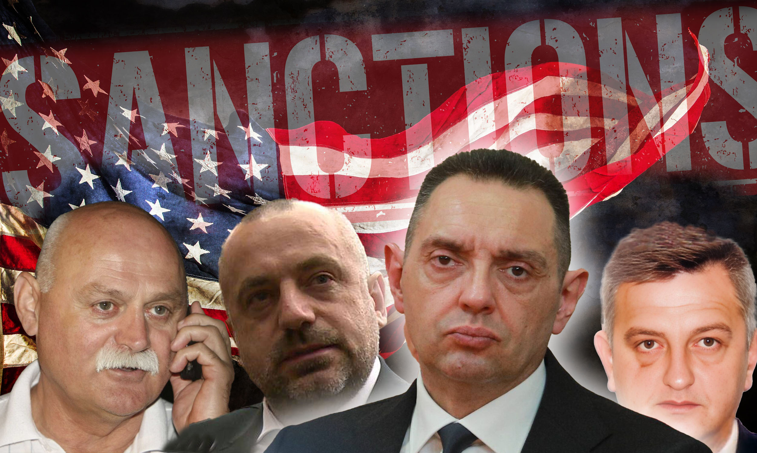 Aleksandar Vulin , Slobodan Tešić, Milan Radojičić, Luka Karadžićsankcije Amerika kombo