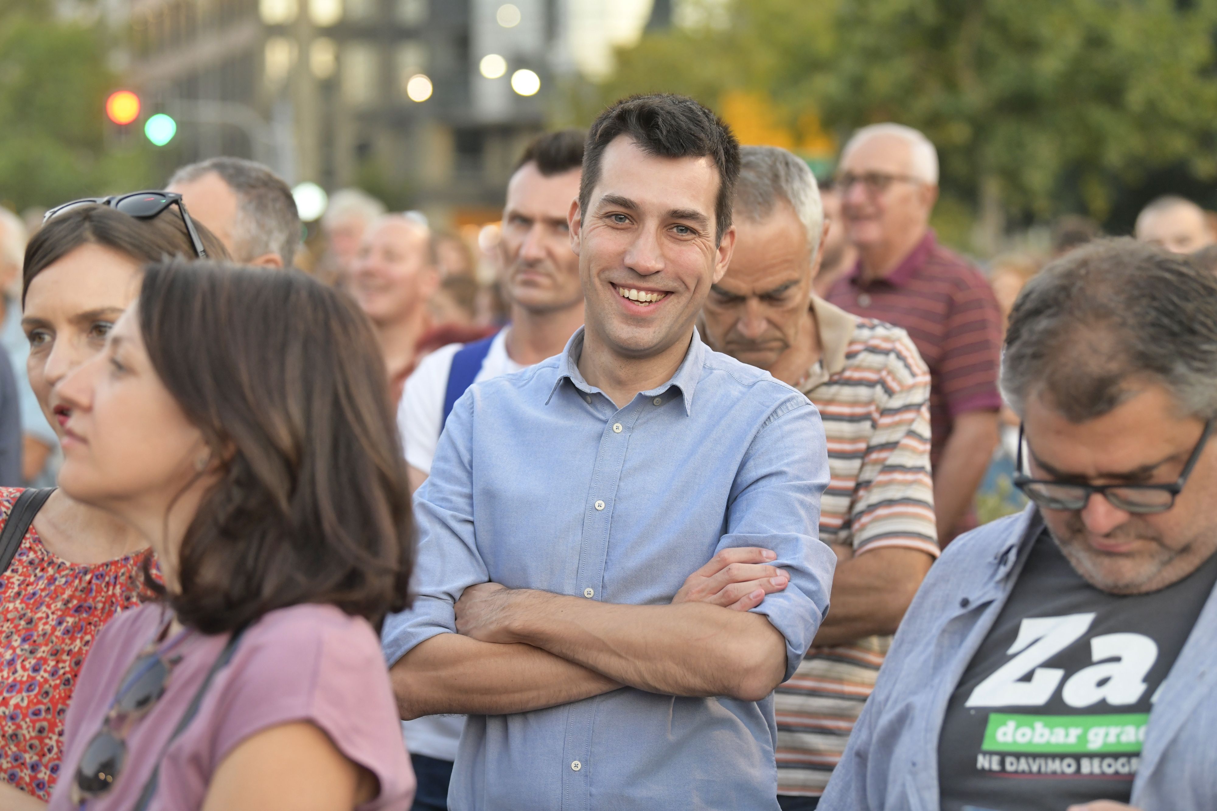 Beograd 12.08.2023. Protest Srbija protiv nasilja, 15. protest po redu u Beogradu Foto: Goran Srdanov/Nova.rs