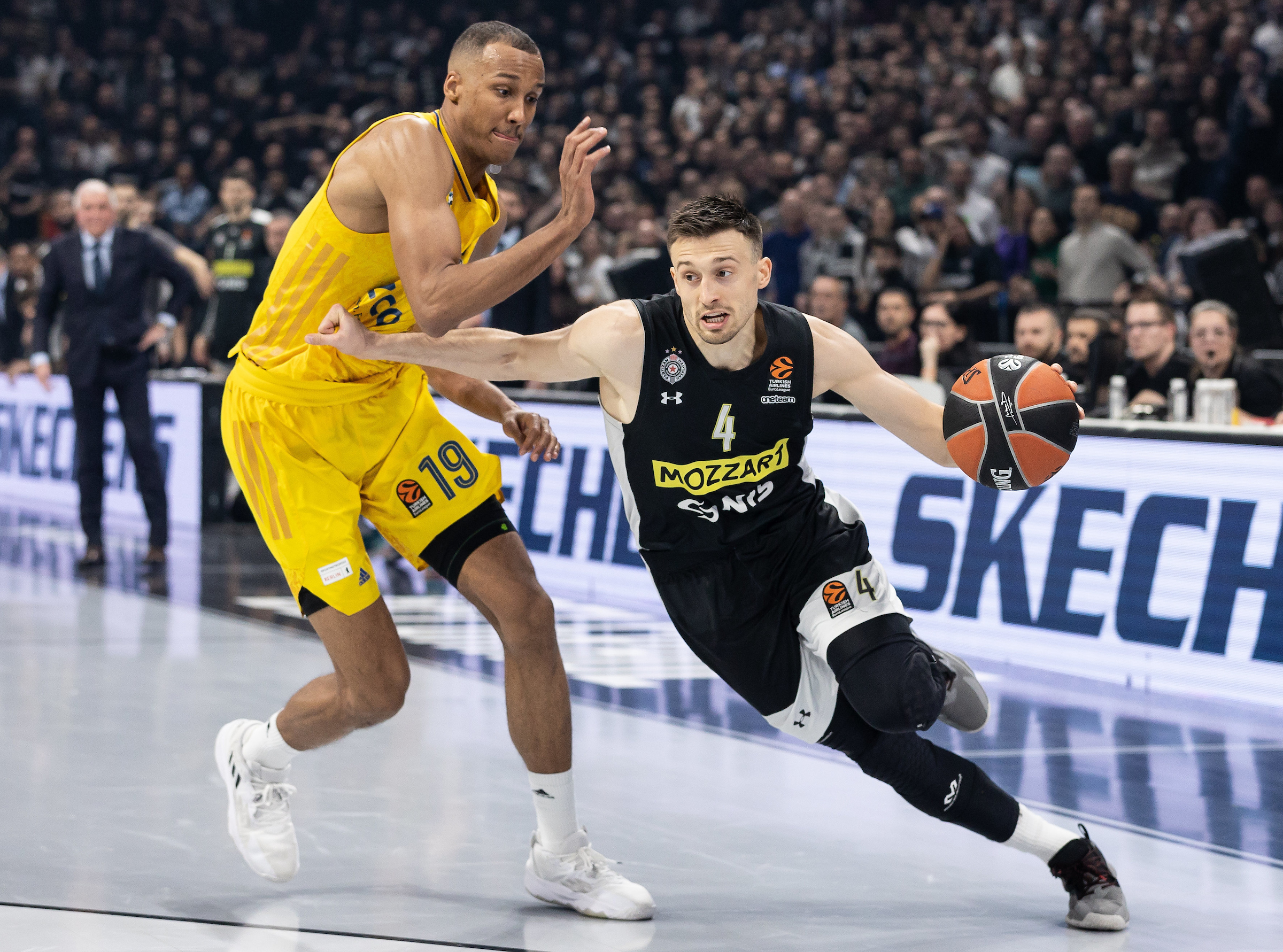 during the 2022/2023 Turkish Airlines EuroLeague Regular Season match between Partizan Mozzart Bet Belgrade and ALBA BERLIN on March 02, 2023 in Belgrade, Serbia. (Photo by Srdjan Stevanovic/Starsport.rs ©)