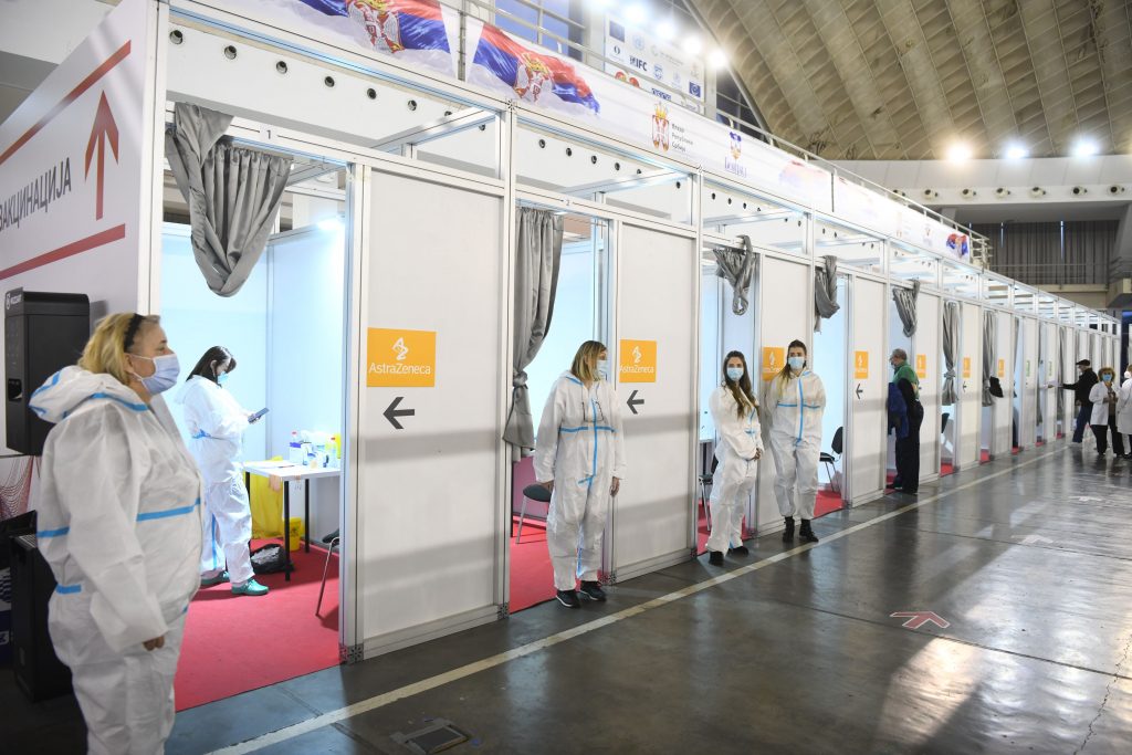 Beograd 22.03.2021. Beogradski sajam, vakcinacija, vakcina, imunizacija, koronavirus Foto: Filip Krainčanić/Nova.rs