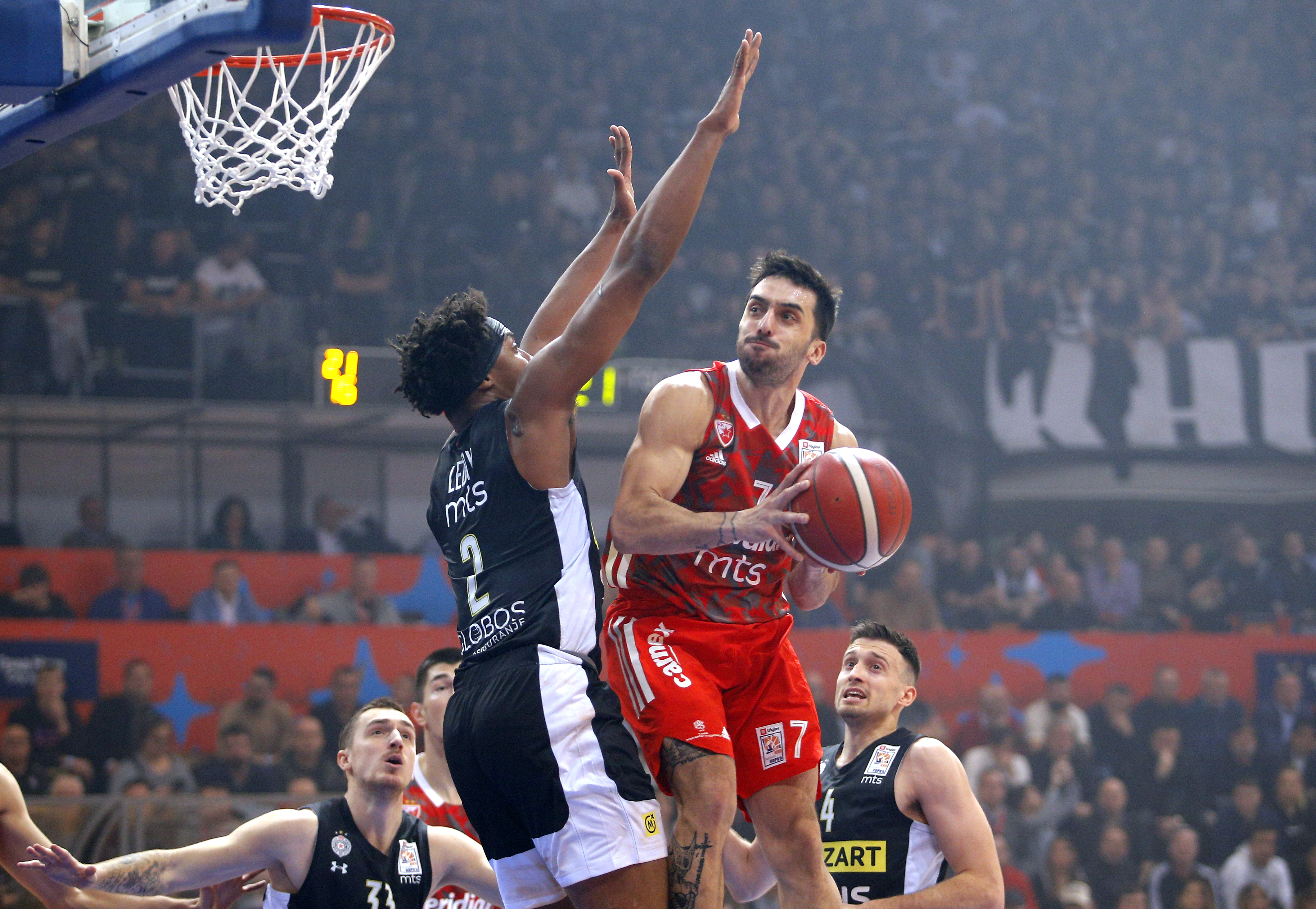 Kup Radivoja Koraca, kup Srbije, polufinale  Crvena Zvezda - Partizan kosarka