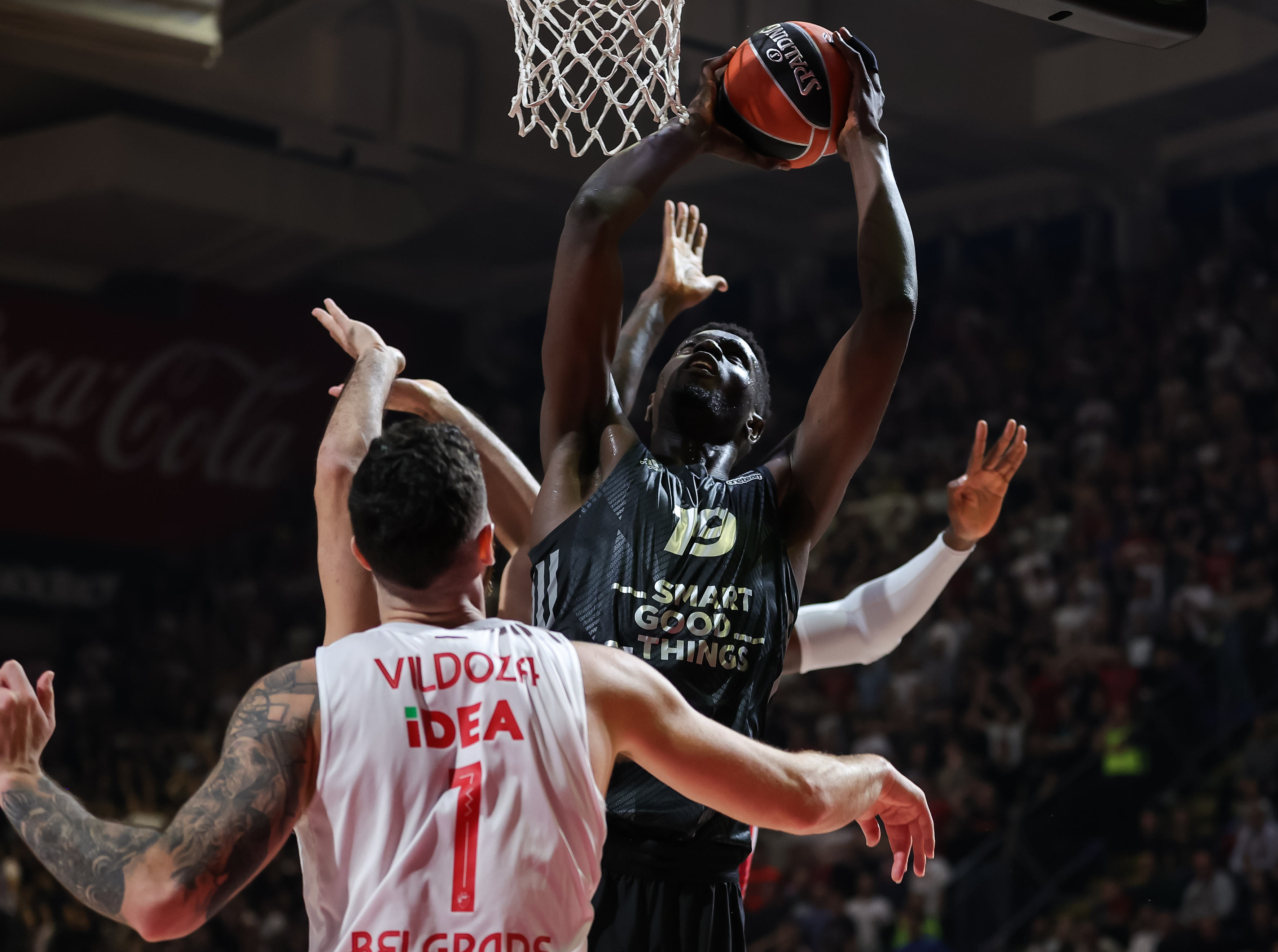 during the 2022/2023 Turkish Airlines EuroLeague Regular Season Round 5 match between Crvena Zvezda mts Belgrade and Asvel LDLC at Aleksandar Nikolic Hall on November 17, 2022 in Belgrade, Serbia. (Photo by Srdjan Stevanovic/Starsport.rs ©)