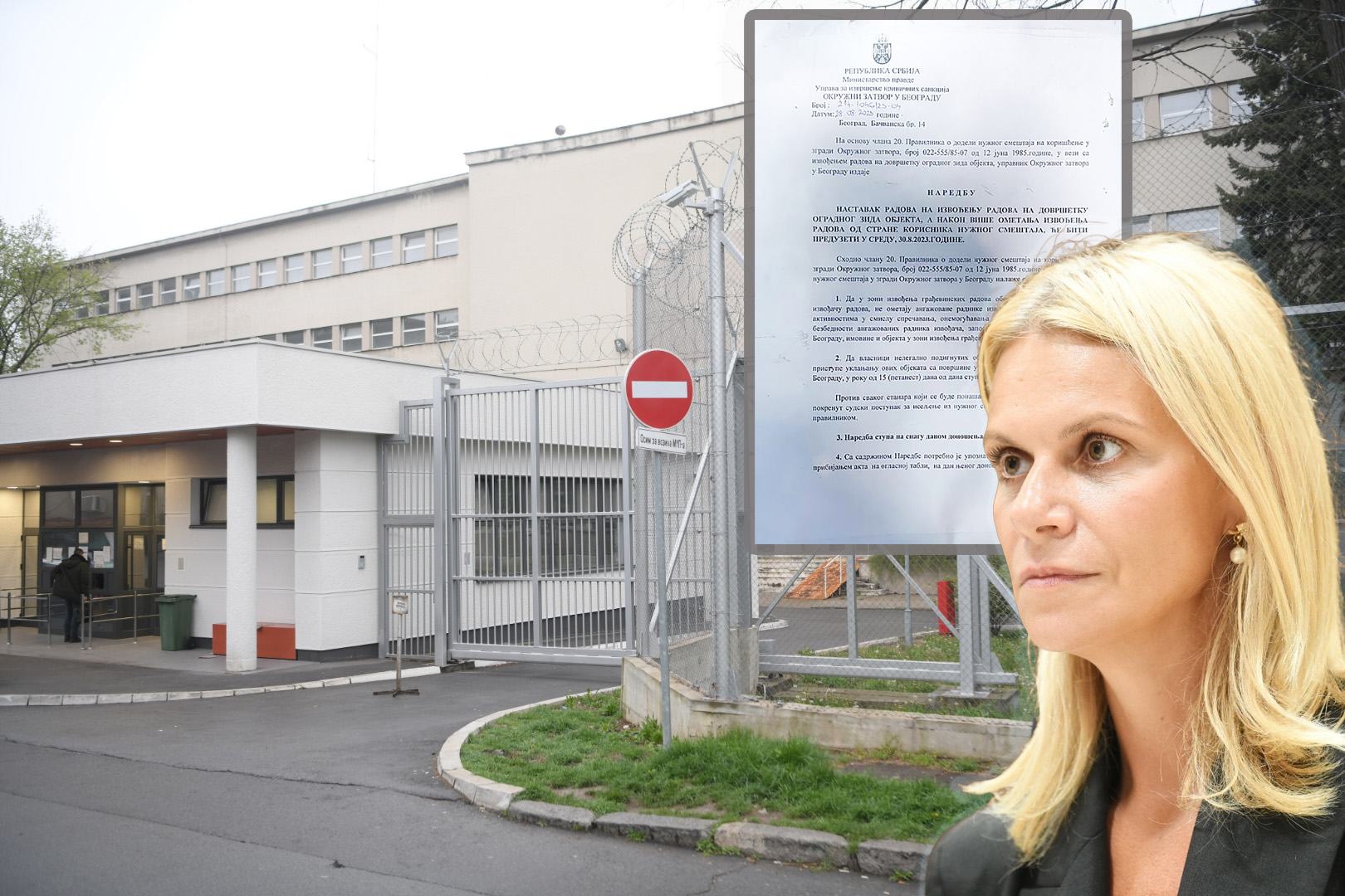 Centralni zatvor Mila Popović i saopštenje