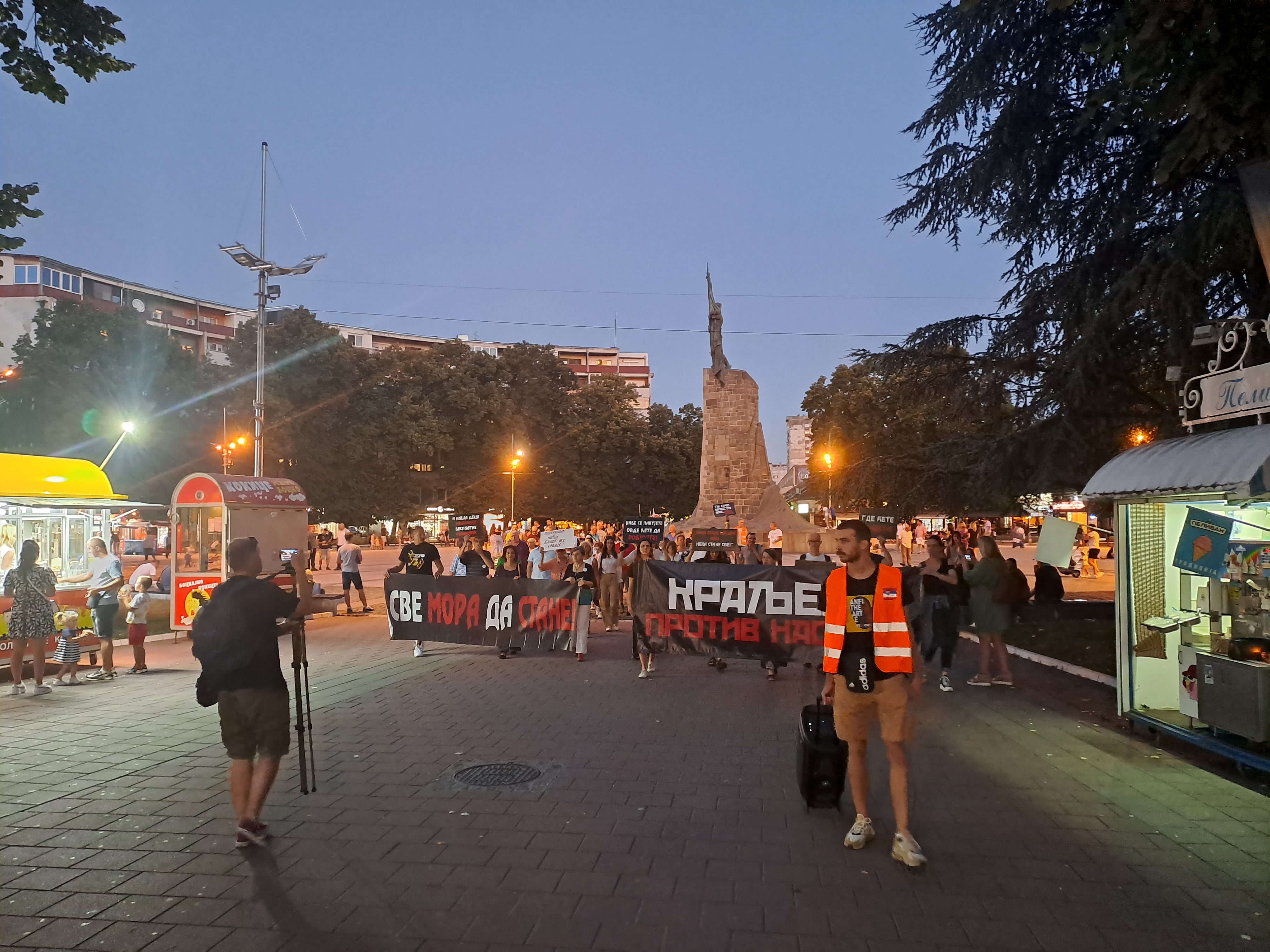 Kraljevo, 02.09.2023. Kraljevo protiv nasilja, protest Foto: Nova.rs