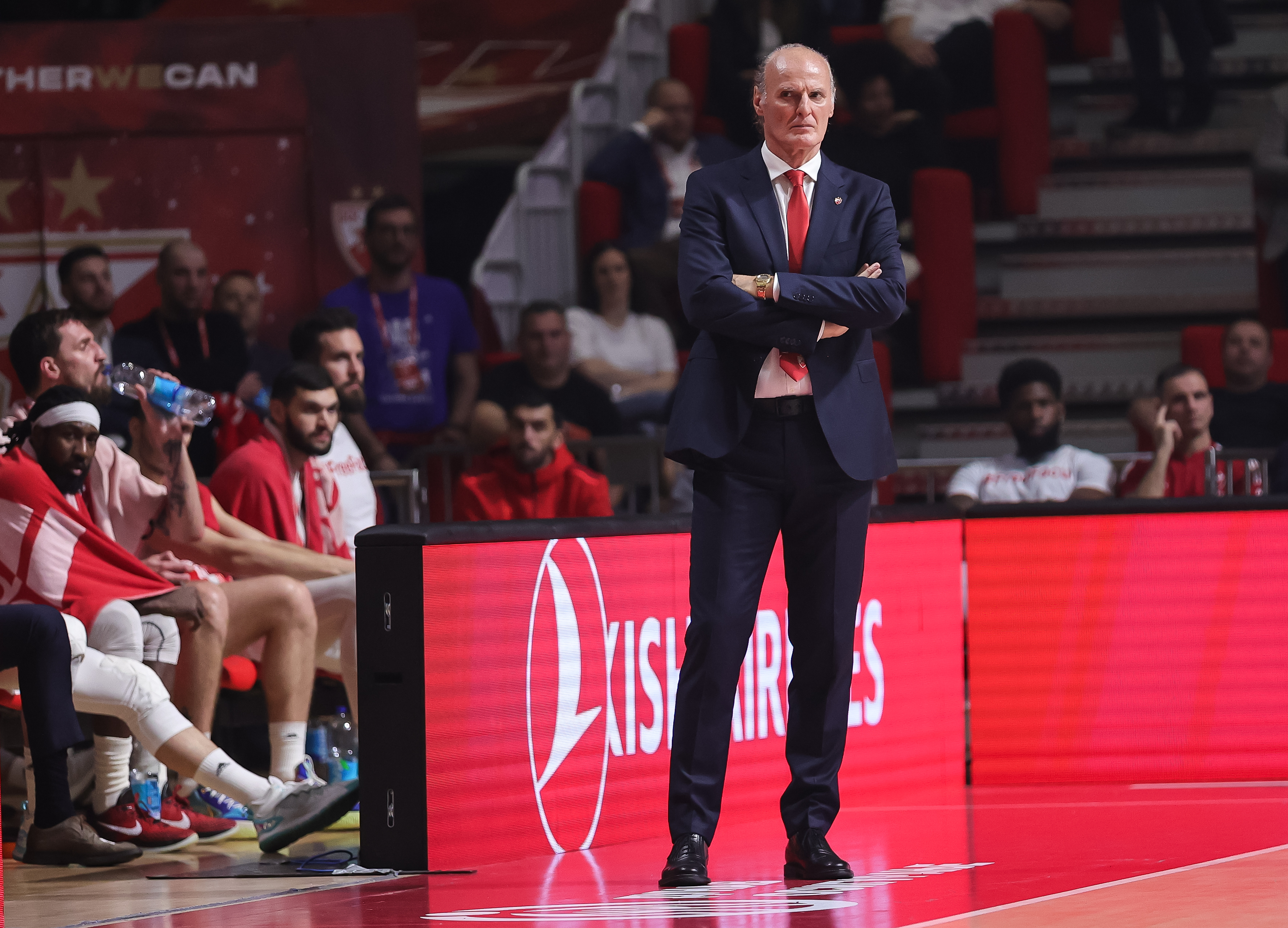 during the 2022/2023 Turkish Airlines EuroLeague Regular Season match between Crvena Zvezda mts Belgrade and Real Madrid at Aleksandar Nikolic Hall on January 10, 2022 in Belgrade, Serbia. (Photo by Srdjan Stevanovic/Starsport.rs ©)