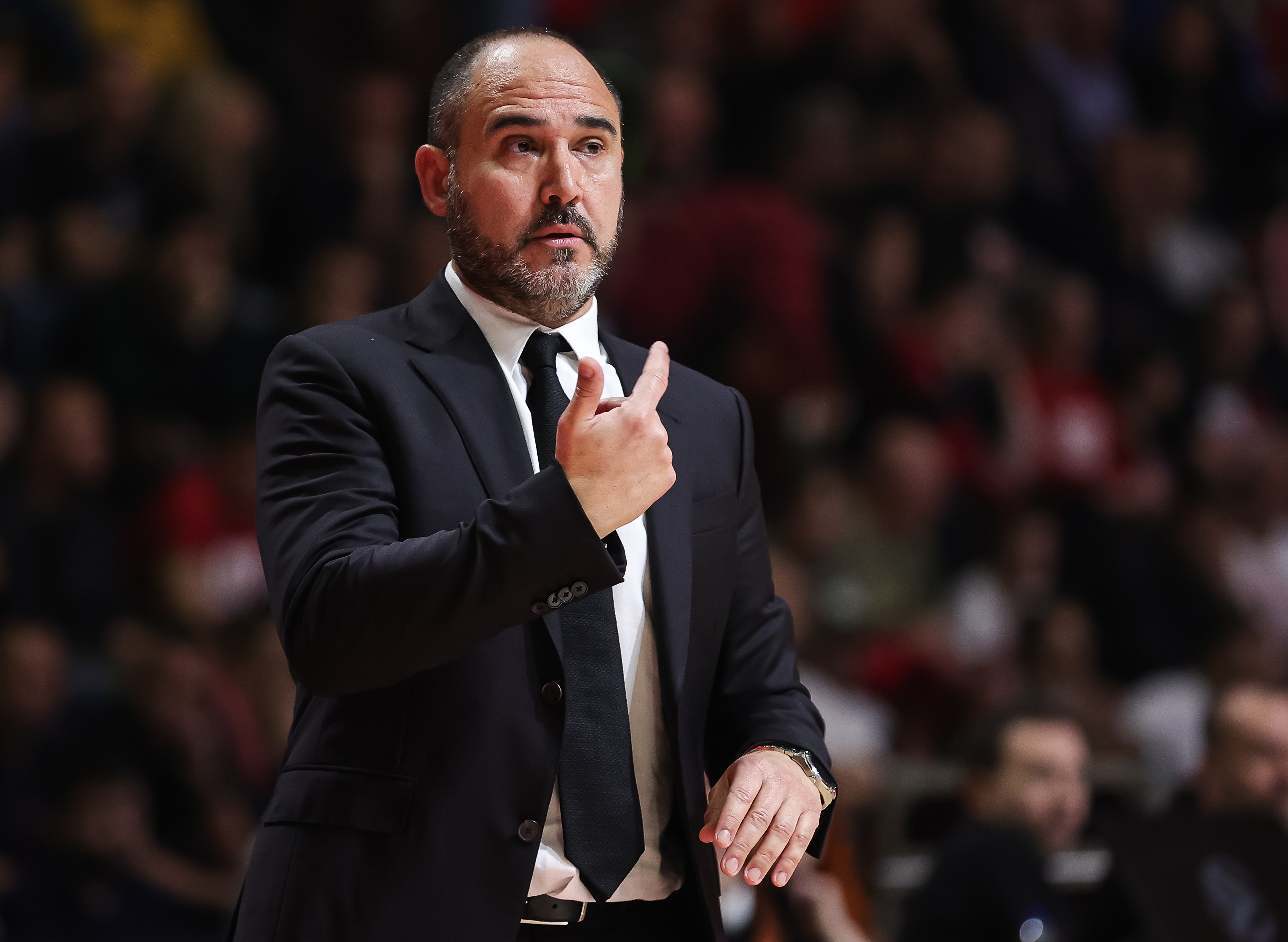 during the 2022/2023 Turkish Airlines EuroLeague Regular Season match between Crvena Zvezda mts Belgrade and Real Madrid at Aleksandar Nikolic Hall on January 10, 2022 in Belgrade, Serbia. (Photo by Srdjan Stevanovic/Starsport.rs ©)