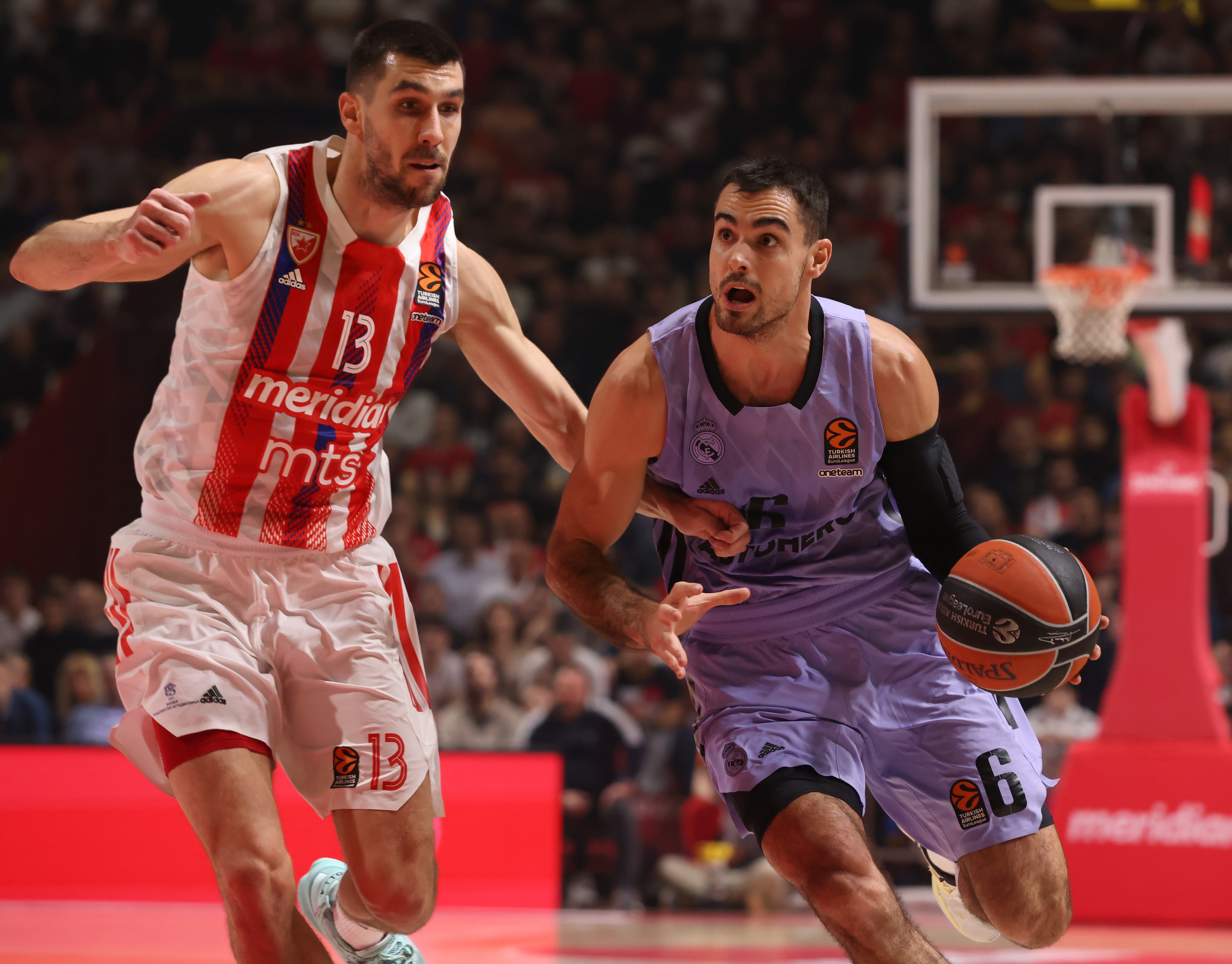 Euroleague basketball -  Red Star Belgrade vs Real Madrid