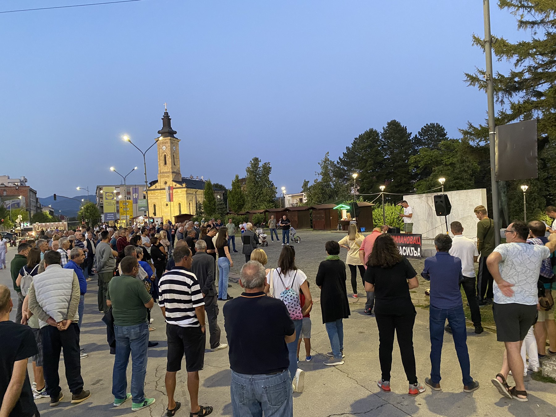 Gornji Milanovac, 08.09.2023. Protest Gornji Milanovac protiv nasilja Foto: Ljubica Sokić/Nova.rs