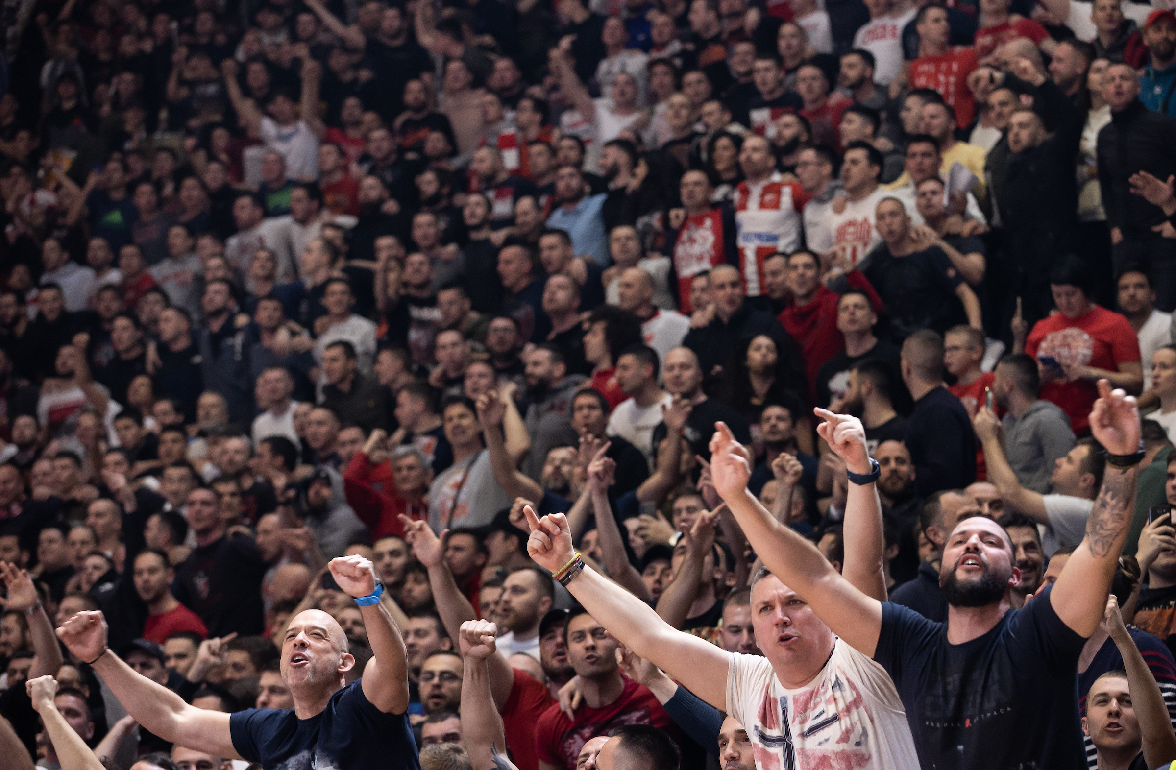 during the 2022/2023 Turkish Airlines EuroLeague Regular Season match between Crvena Zvezda mts Belgrade and Partizan Mozzart Bet Belgrade at Aleksandar Nikolic Hall on January 27, 2023 in Belgrade, Serbia. (Photo by Srdjan Stevanovic/Starsport.rs ©)