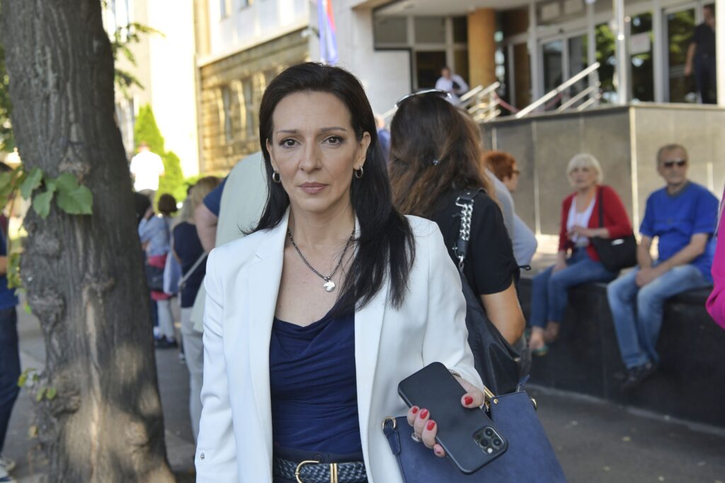 Beograd, 06. Septembar 2023. Specijalni sud, Sudjenje Jovanjica, Opozicij, MArinika Tepić
Foto: Goran Srdanov/Nova.rs