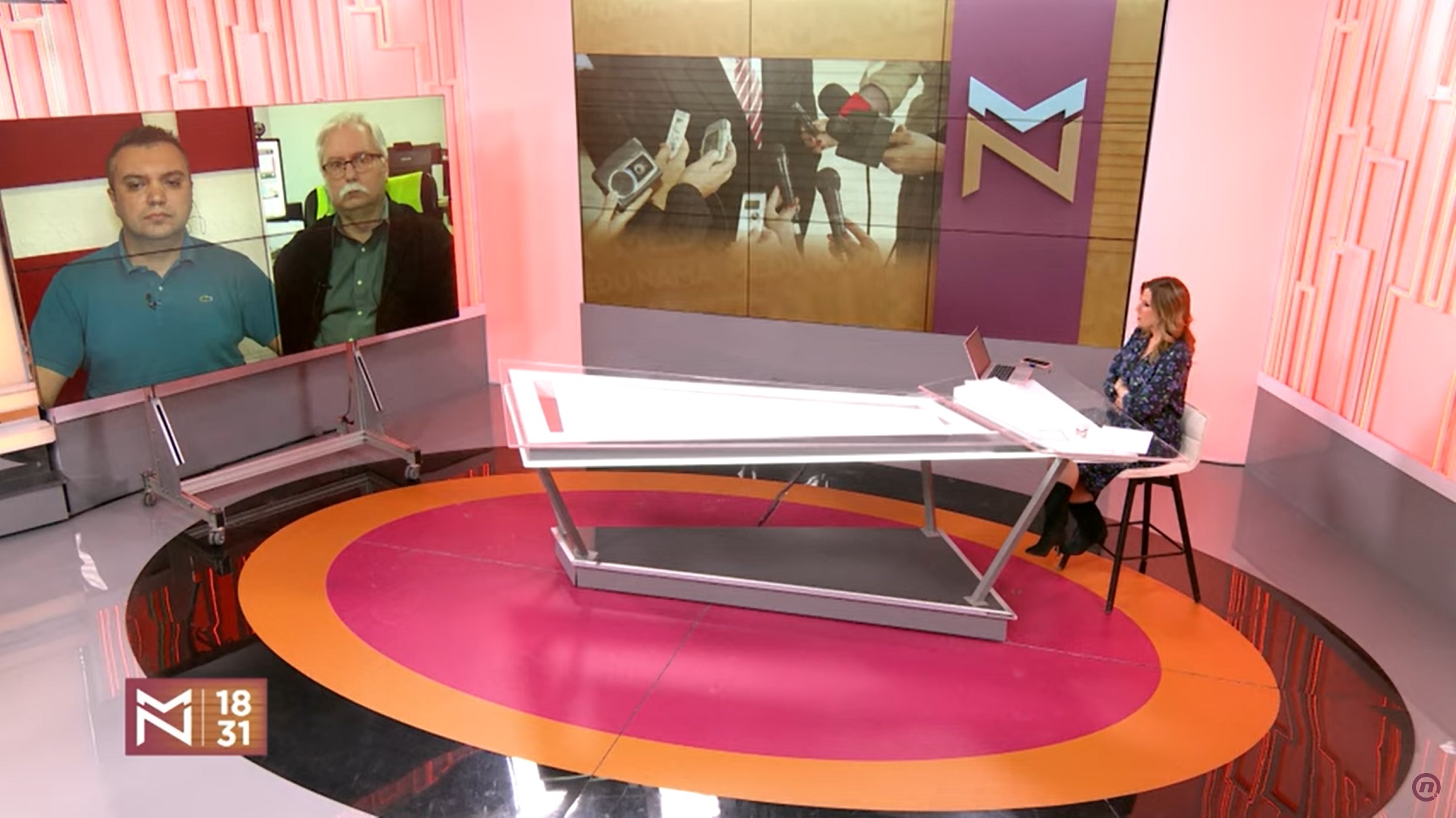 TEME:
1. tema – Kolika je cena novinarske "glave na panju"? – Milan Zirojević i Stojan Marković