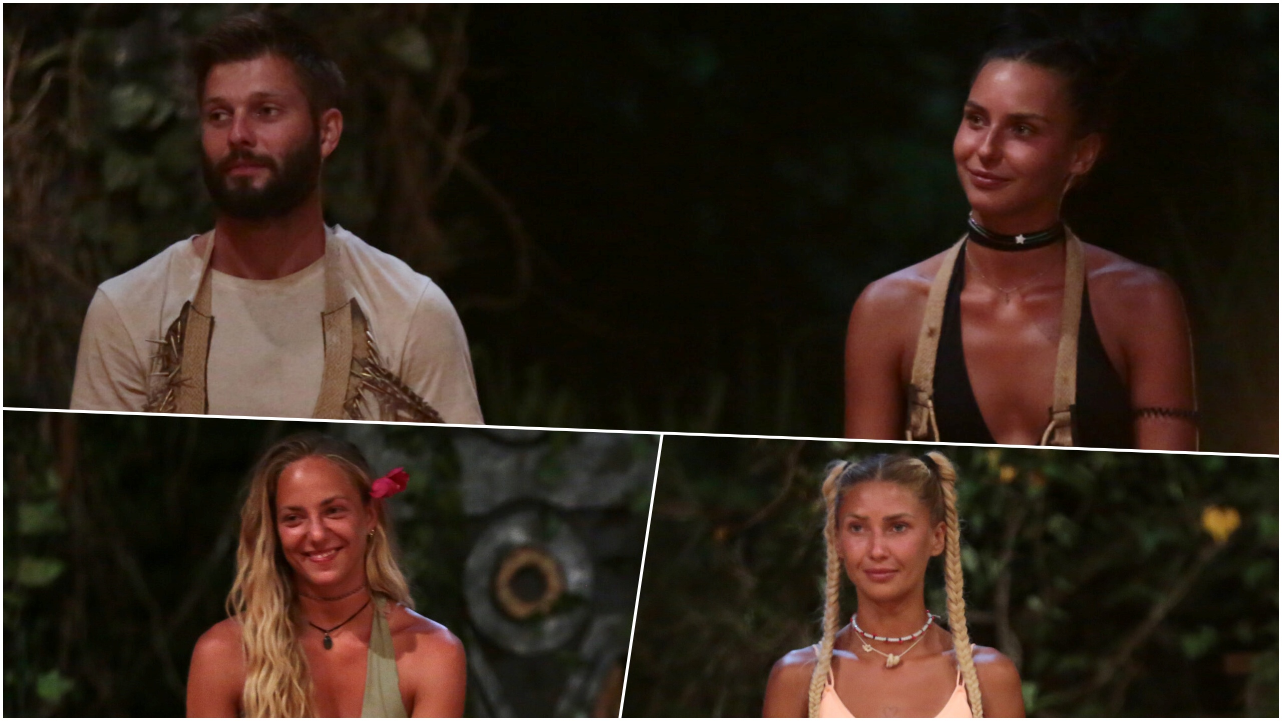 Denis Sviličić, Anja Andrejić, Antonia Ivić, Nataša Kondić, Survivor, finalisti, kombo Foto: Nova