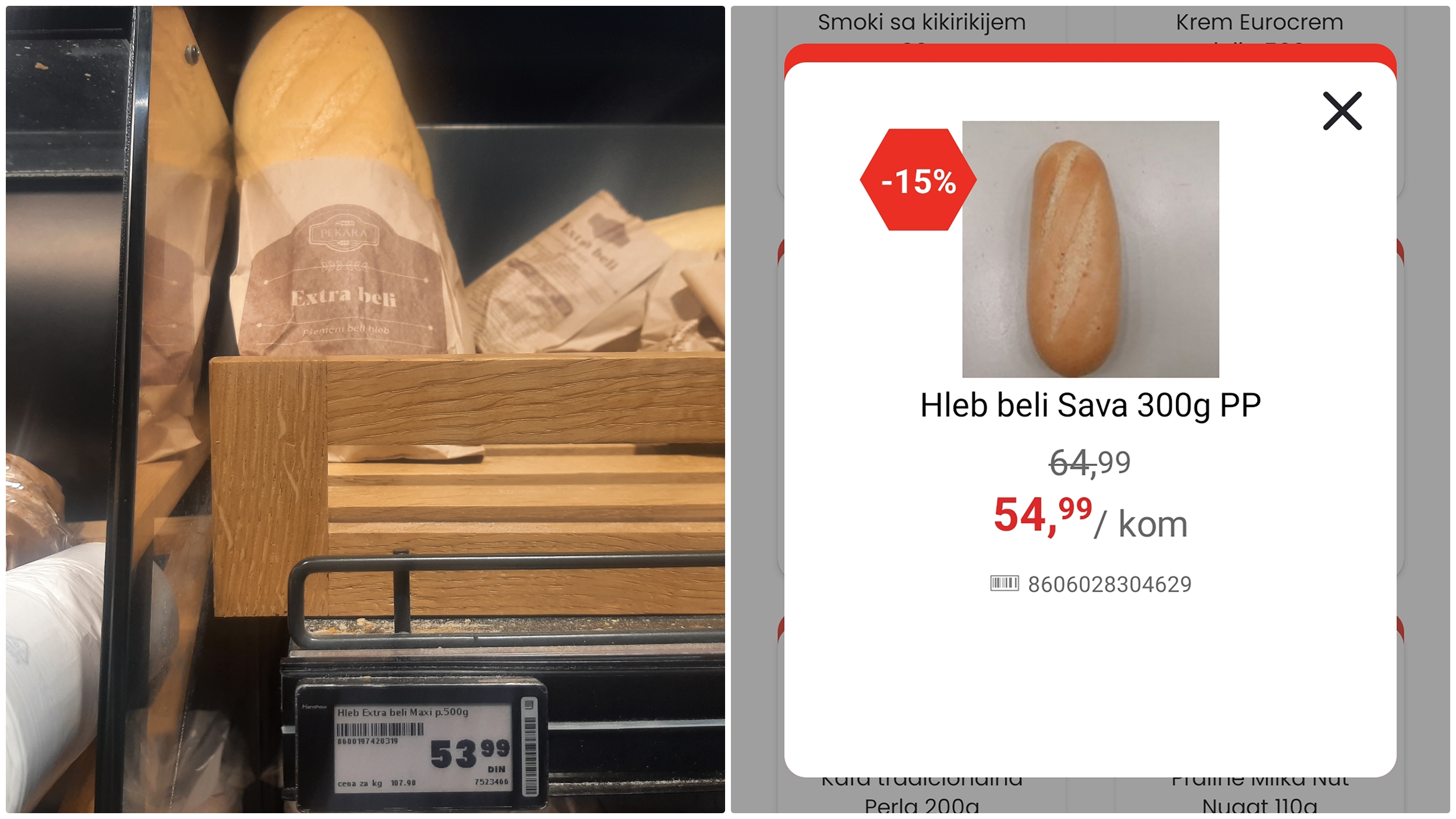 beli sava hleb
