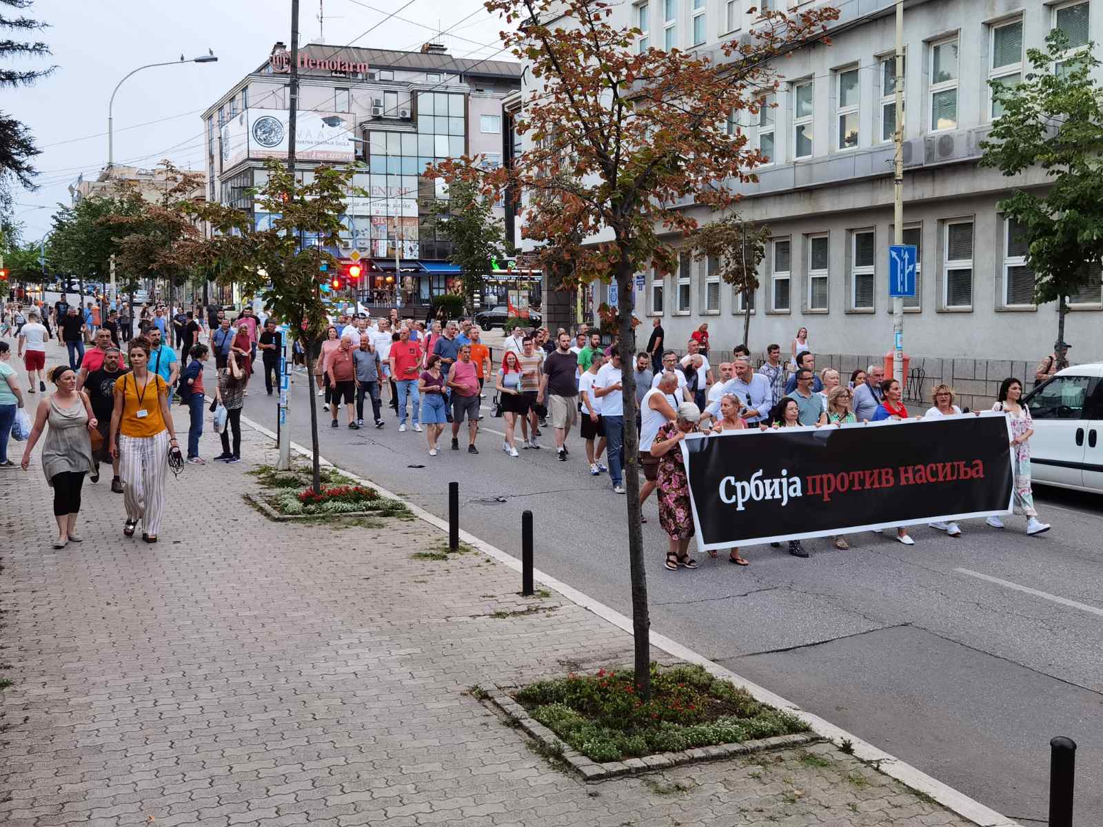 Kragujevac, 21.07.2023. Protest u Kragujevcu, Kragujevac protiv nasilja Foto: Aleksandar Petrović/Nova.rs