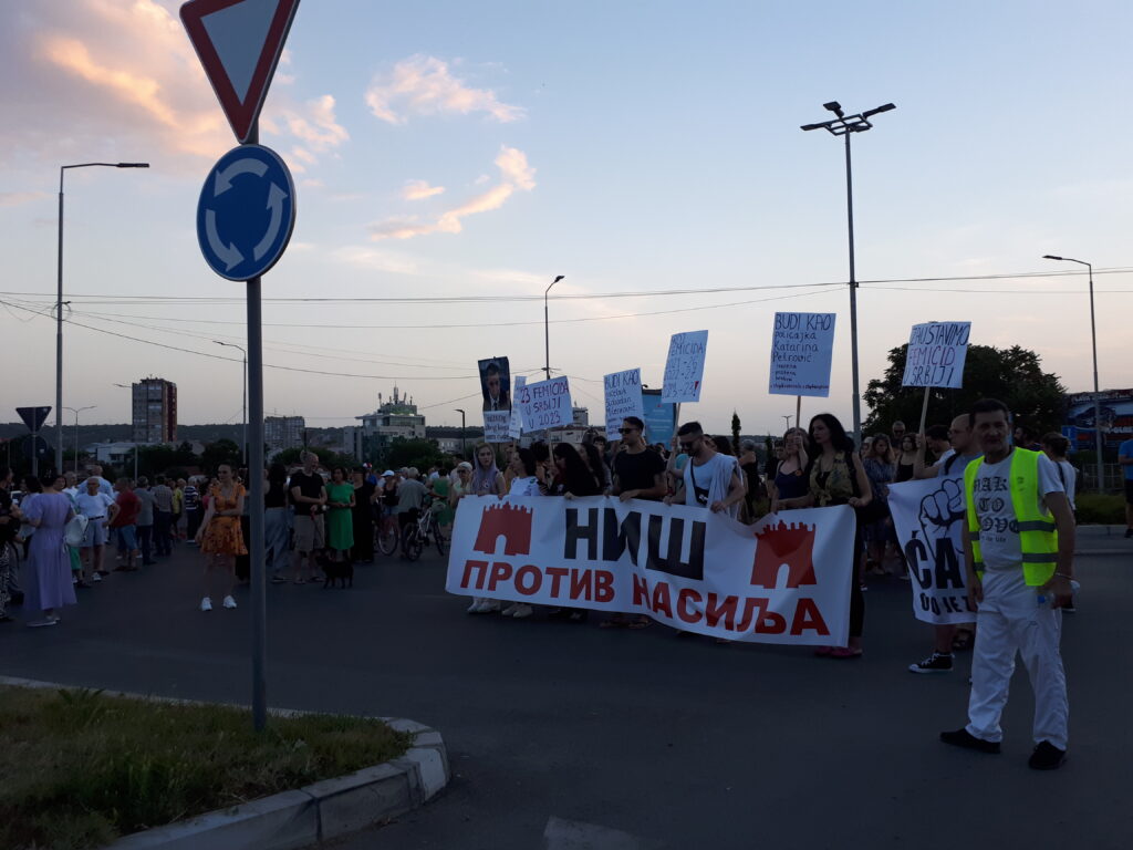 Niš, 21.07.2023. Protest u Nišu, Niš protiv nasilja Foto: Miljana Isailović/Nova.rs