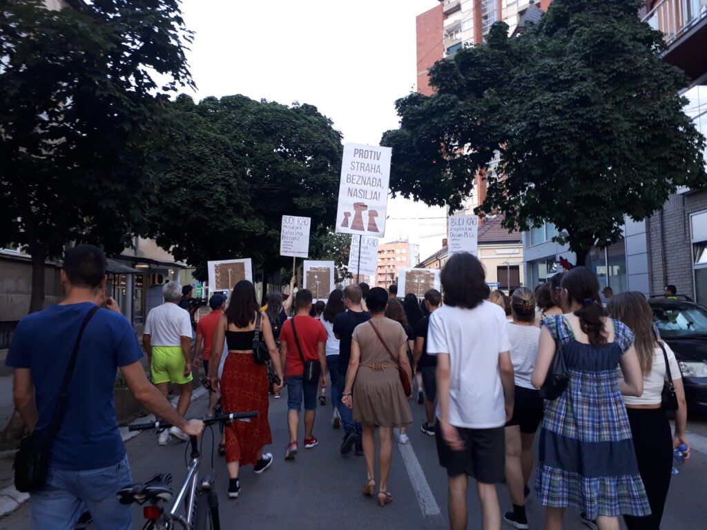 Niš, 21.07.2023. Protest u Nišu, Niš protiv nasilja Foto: Miljana Isailović/Nova.rs