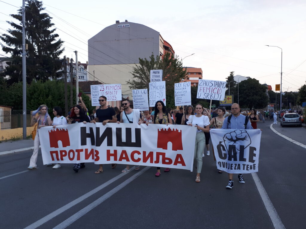 Niš, 21.07.2023. Protest u Nišu, Niš protiv nasilja Foto: Miljana Isailović/Nova.rs