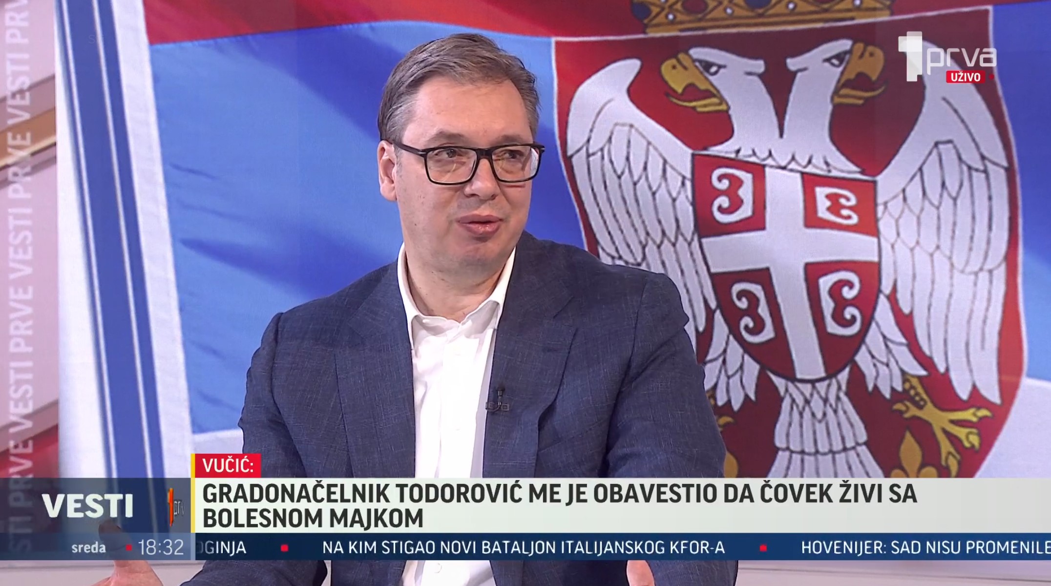 Aleksandar Vučić Foto: Printscreen/Prva
