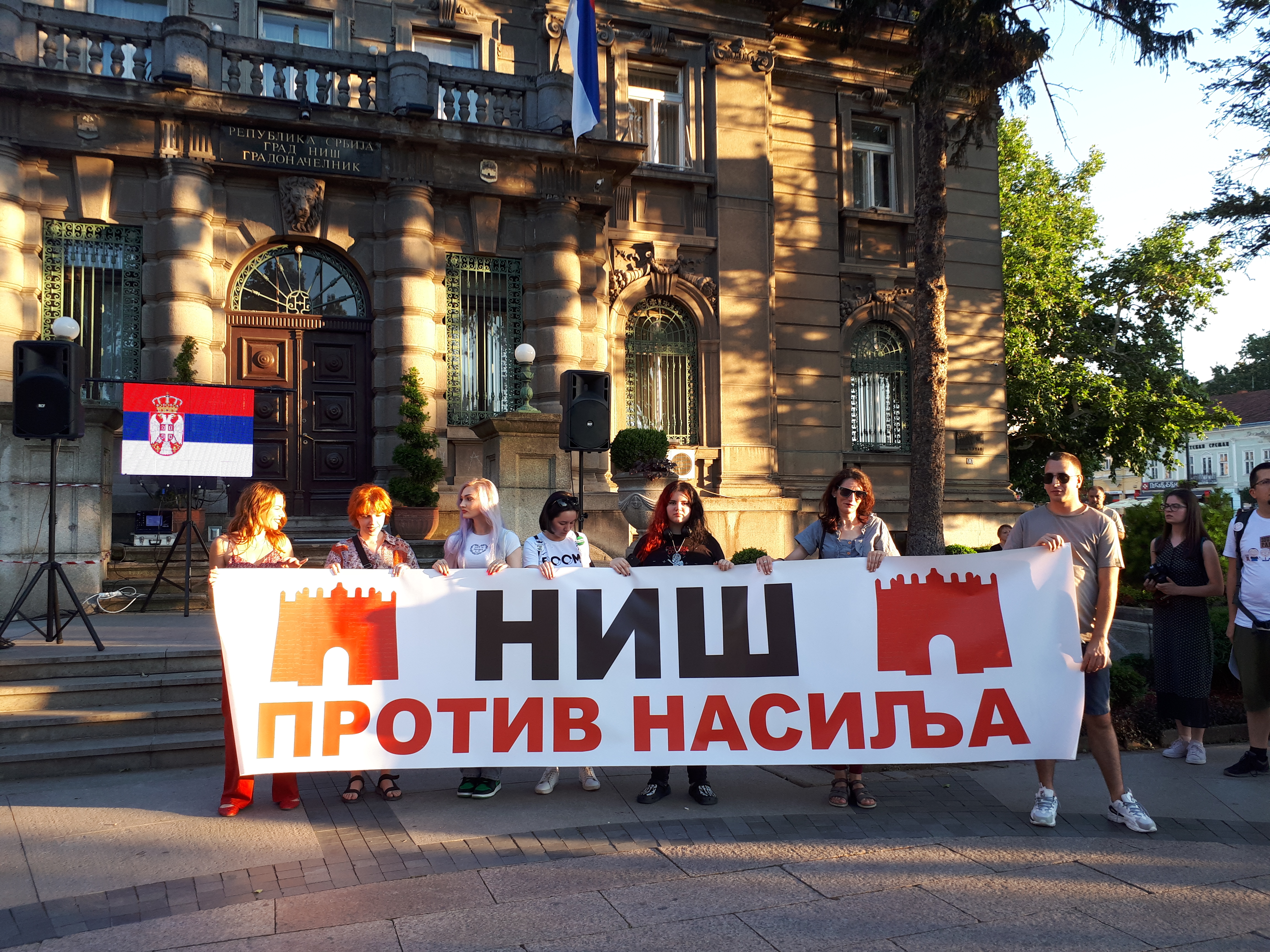 Niš 28.07.2023. Niš protiv nasilja, protest Foto: Miljana Isailović/Nova.rs
