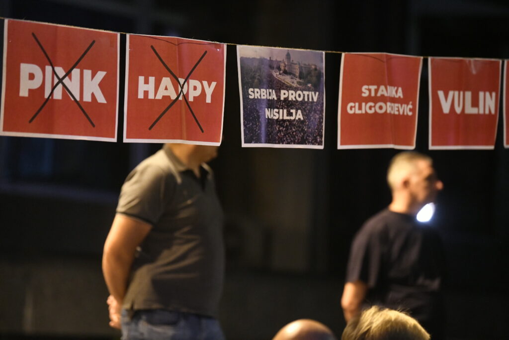 Beograd, 29.07.2023.  Protest br 13, Srbija protiv nasilja Foto: Vesna Lalić/Nova.rs