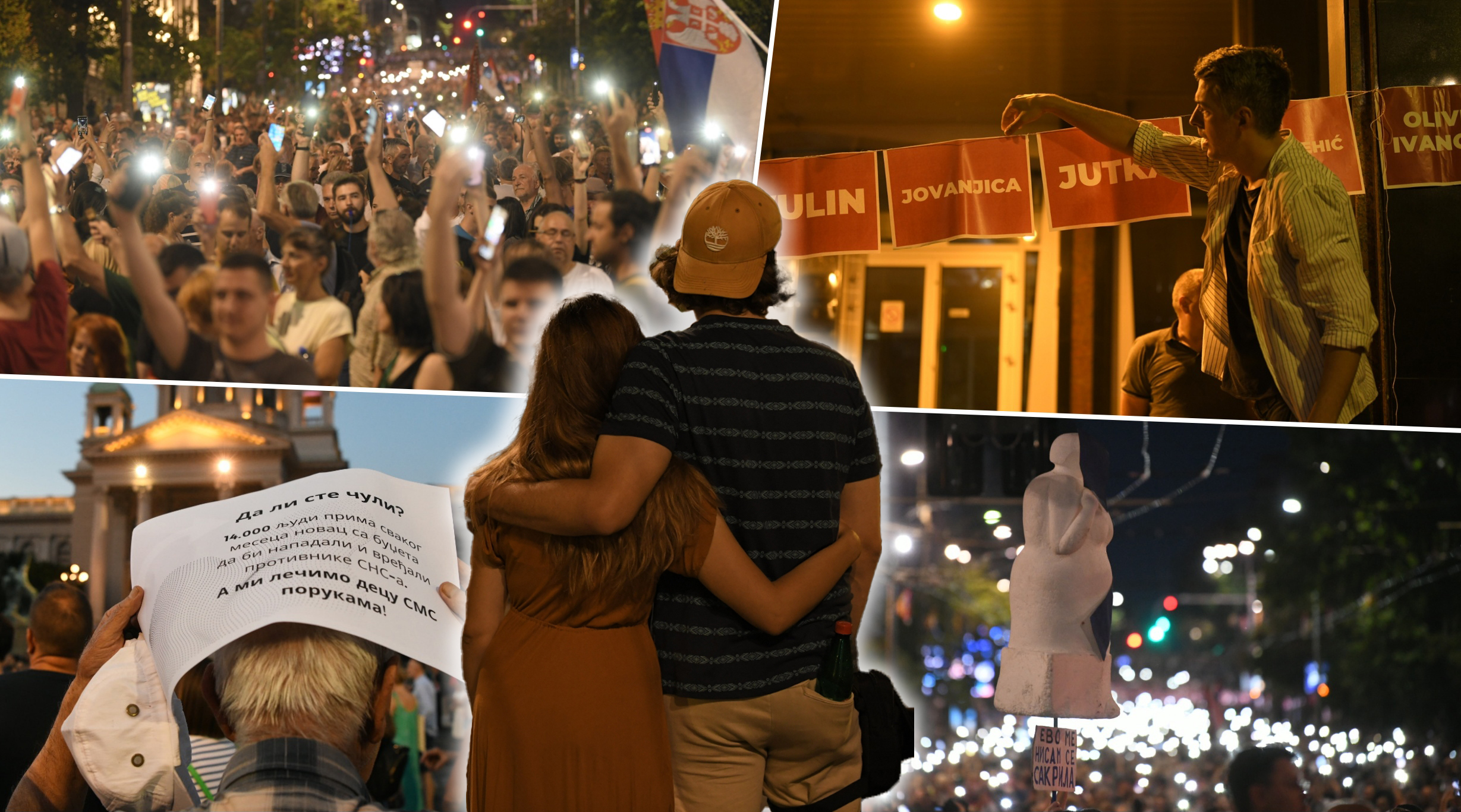 Protest br 13, Srbija protiv nasilja KOMBO