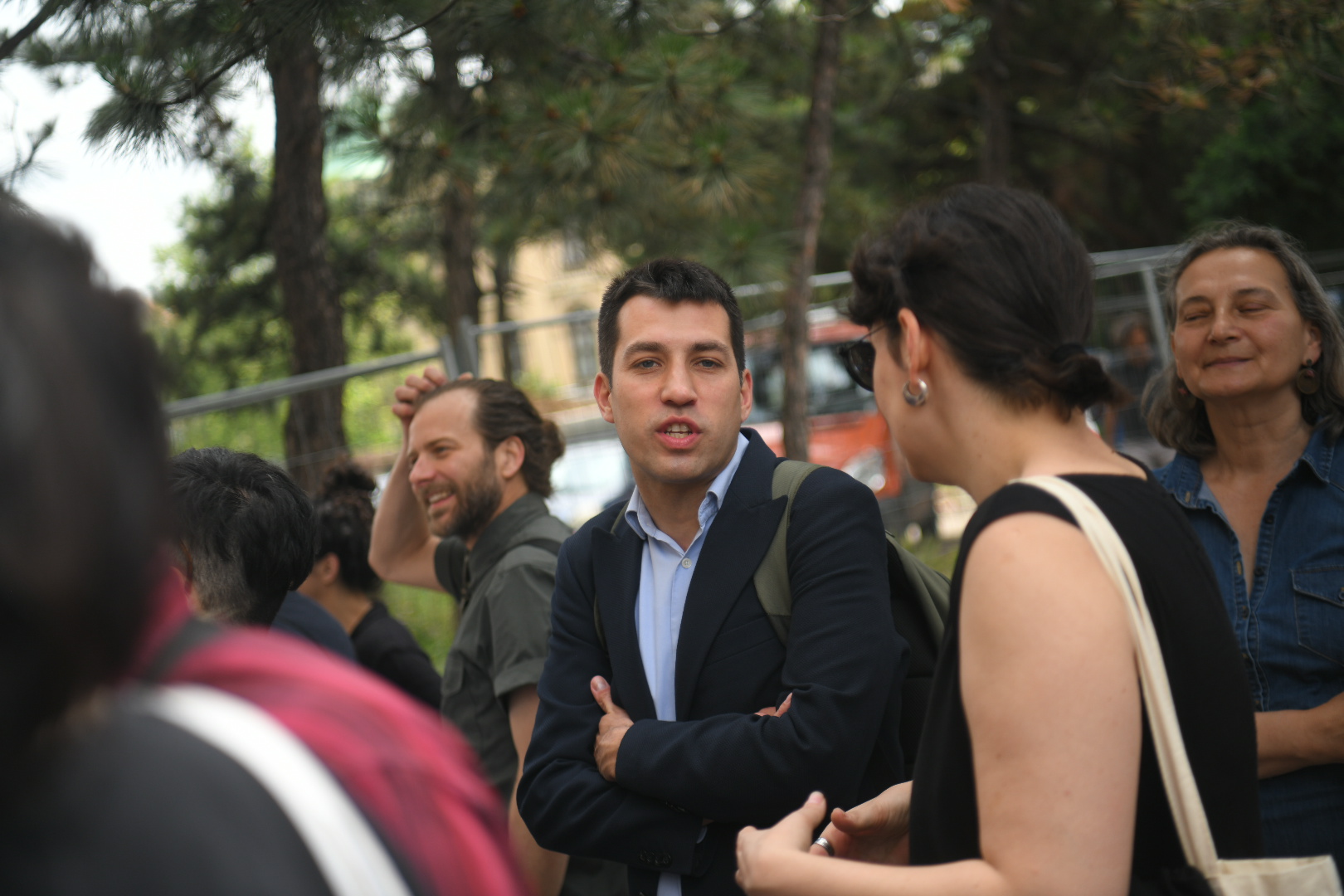 Beograd 08.06.2023. protest asocijacije nezavisne kulturne scene  ispred ministarstva kulture