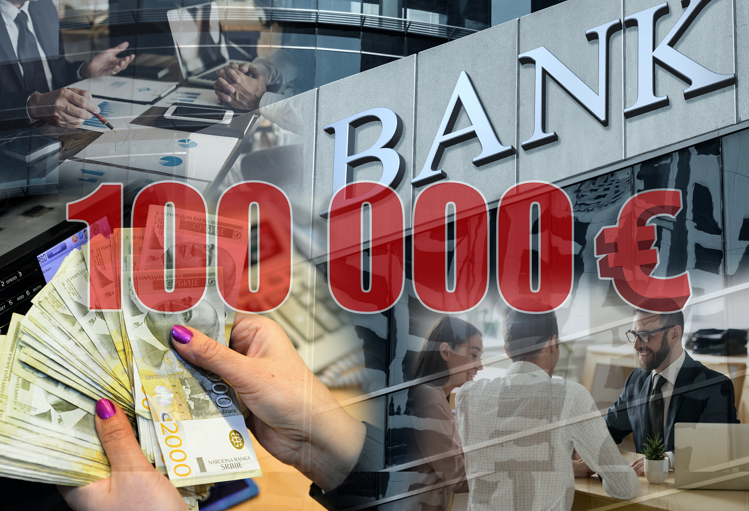 kredit banka 100 hiljada evra racunica