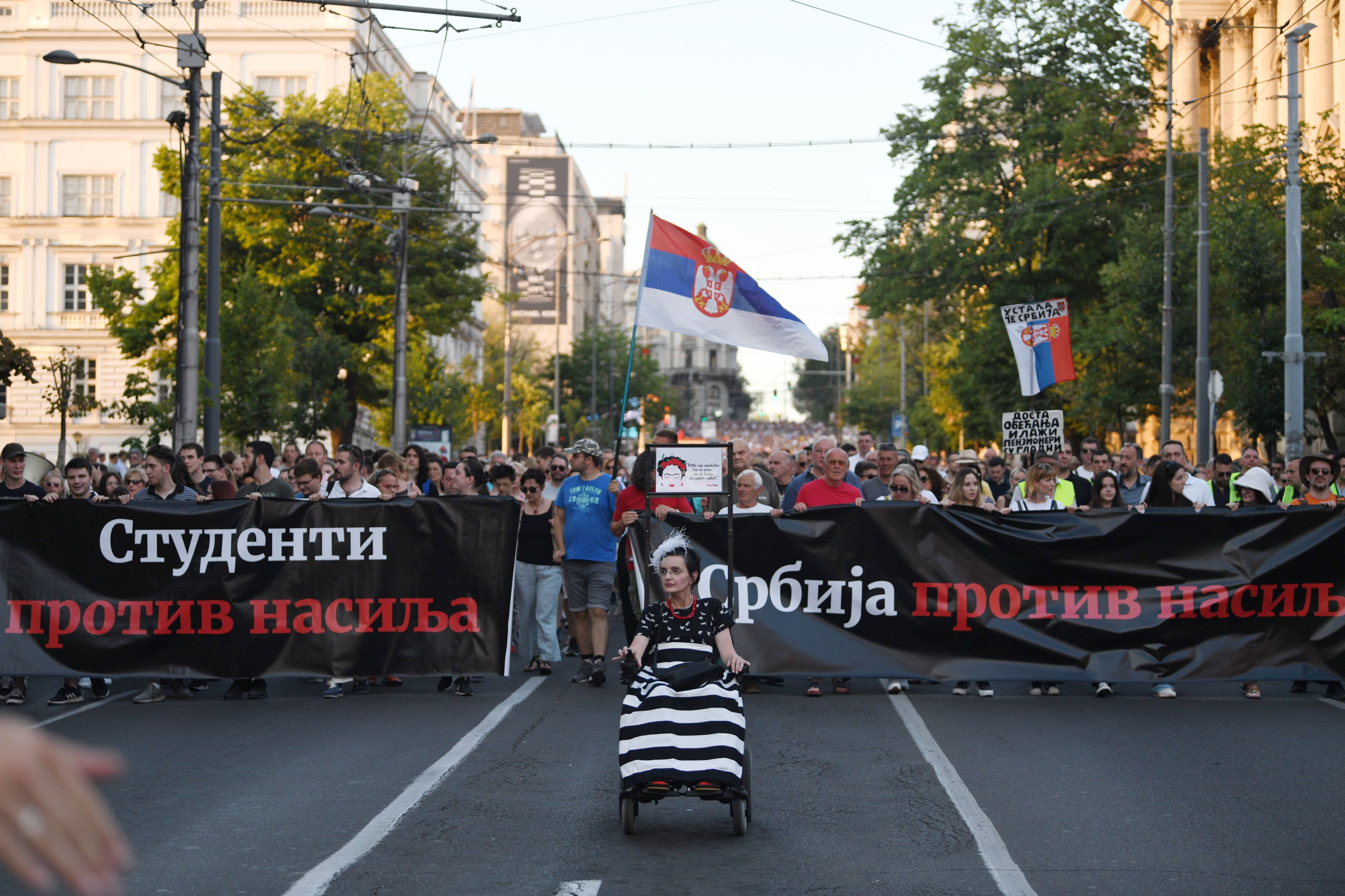 Beograd 15.07.2023. Protest Srbija protiv nasilja, 11. po redu protest Srbija protiv nasilja, šetnja Foto: Filip Krainčanić/Nova.rs