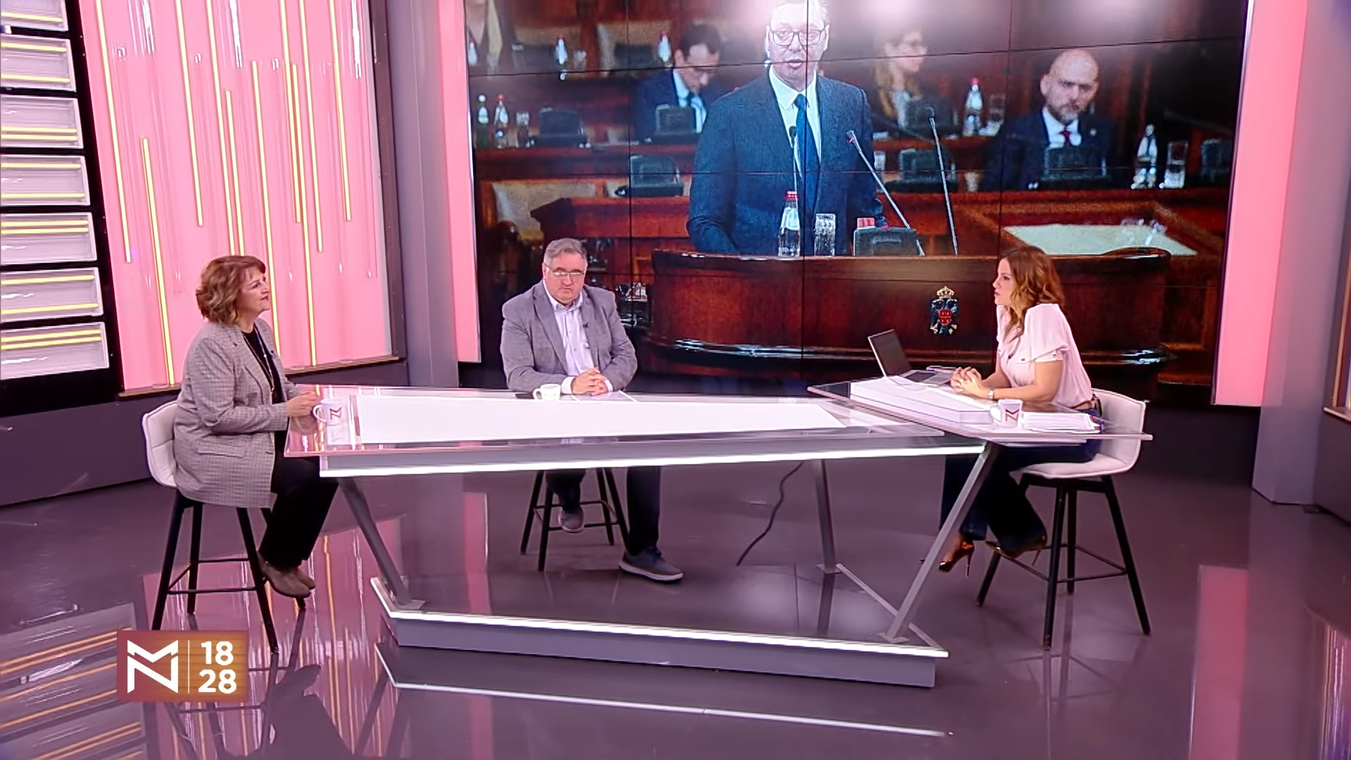 Suzana Grubješić i Đorđe Vukadinović, emisija Među nama, Medju nama Foto: Nova