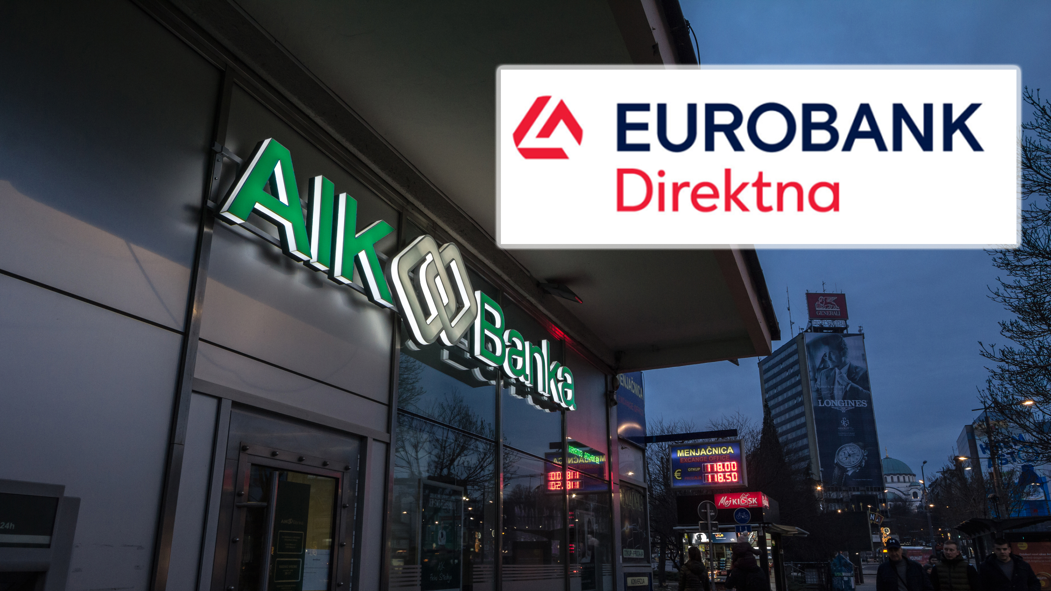 Aik Banka, Eurobank Direktna, banka, kombo Foto: Shutterstock/BalkansCat/Promo