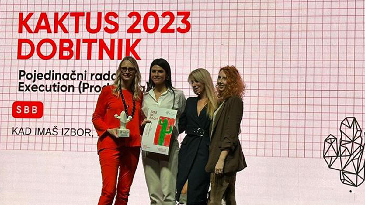 Saopštenje za medije - Kaktus nagrada za najbolje produkovanu kampanju
