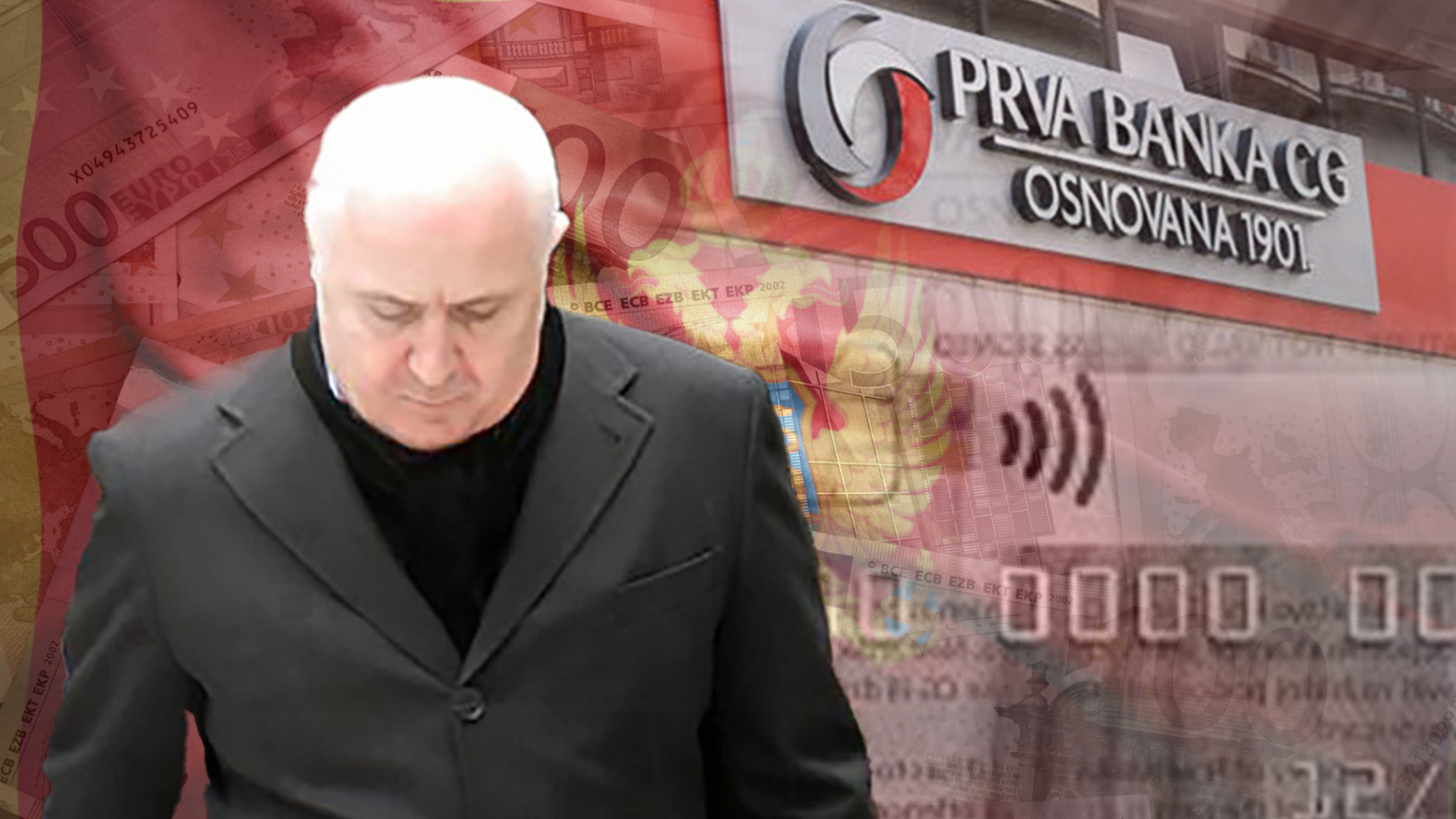 Foto: Savo Prelević/Vijesti.me, Shutterstock Prva banka u Crnoj Gori i Aco Đukanović