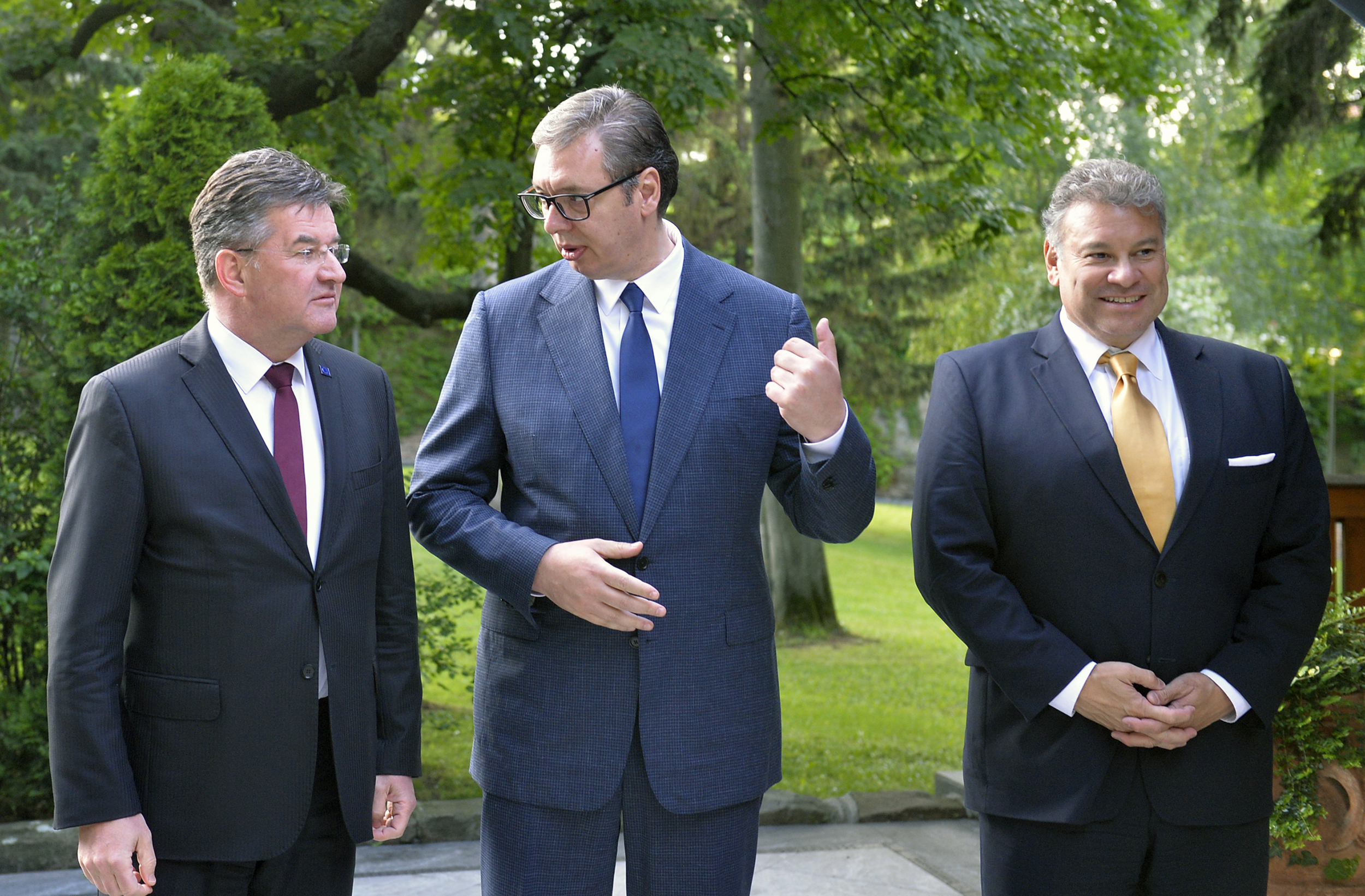 MIROSLAV LAJČAK, ALEKSANDAR VUČIĆ, GABRIJEL ESKOBAR