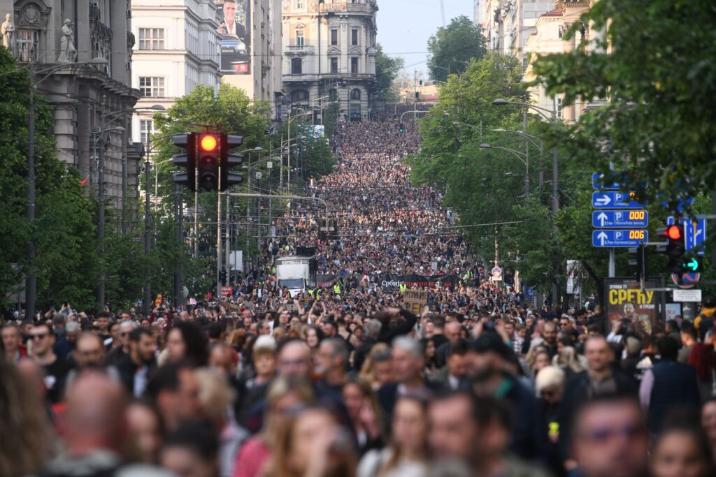 Beograd 19. maj 2023. Protest protiv nasilja drugi po redu Foto:Filip Krainčanić/Nova.rs