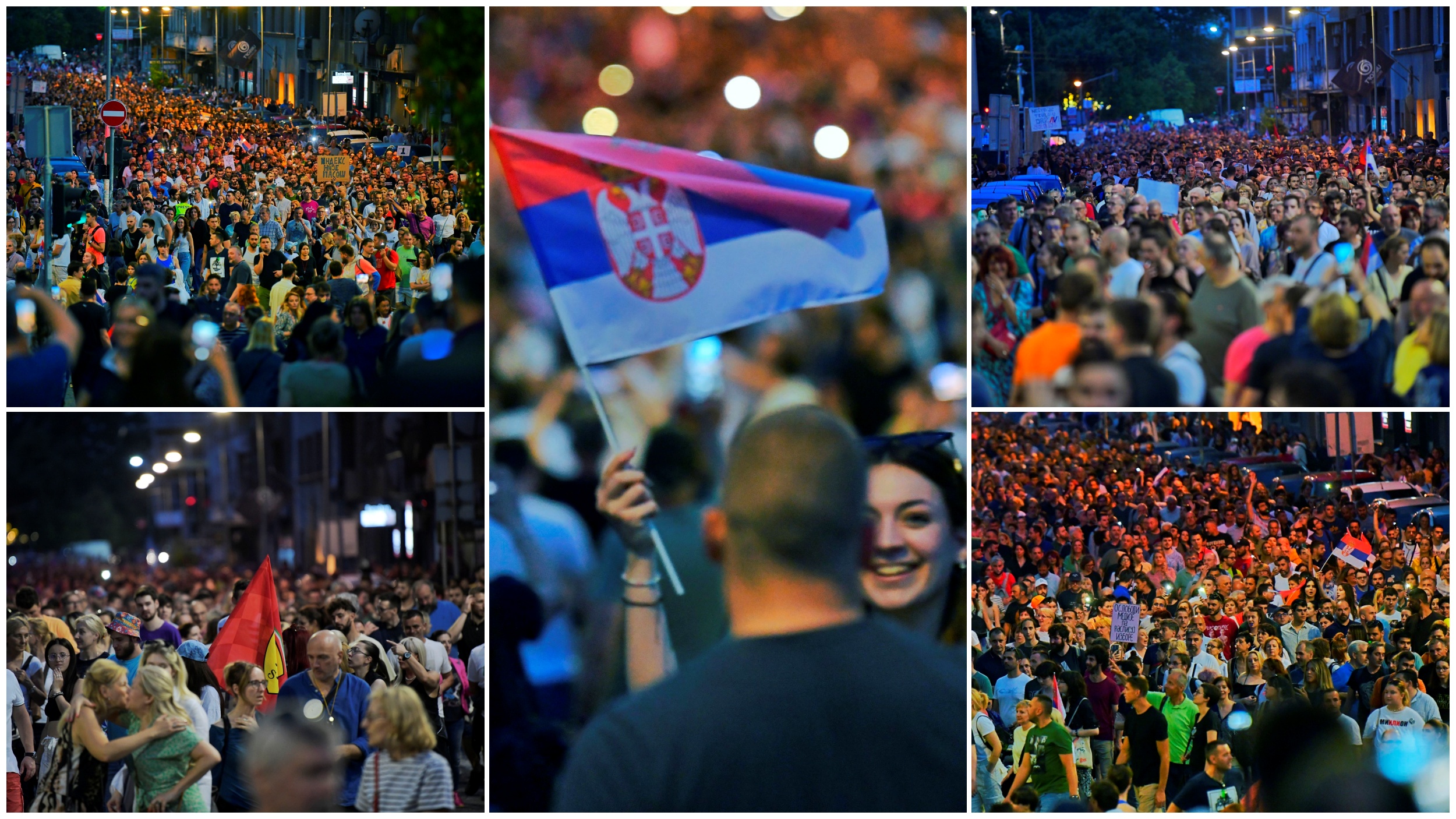 KOMBO noć 6 protest
