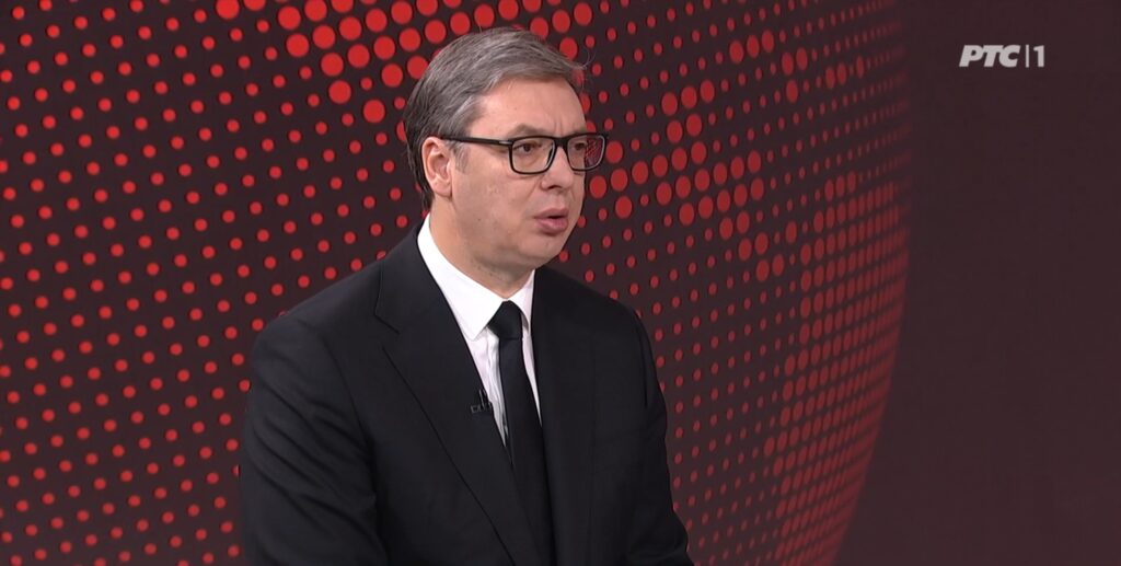 Aleksandar Vučić, emisija Dnevni, RTS Foto: Printscreen/RTS