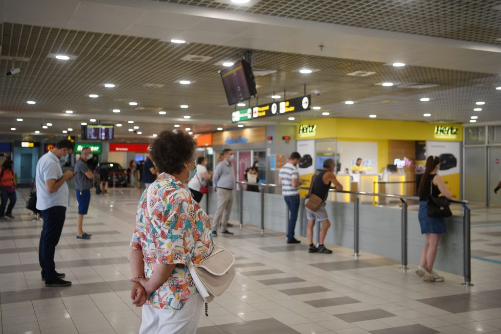 Beograd 15. jul 2021. Aerodrom Nikola Tesla atmosfera putovanje turizam putnici  Foto:Filip Krainčanić/Nova.rs