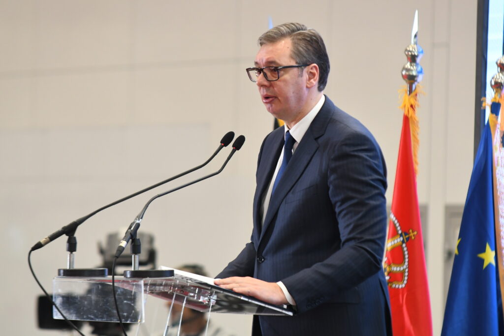 novi sad 23.02.2023 continental kontinental otvaranje fabrika vucic poseta aleksandar vučić