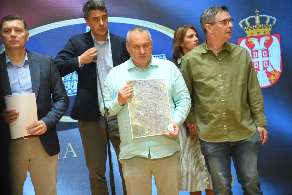 Beograd 14.06.2023. Konferencija za štampu opozicije, opozicija u Skupštini Srbije
