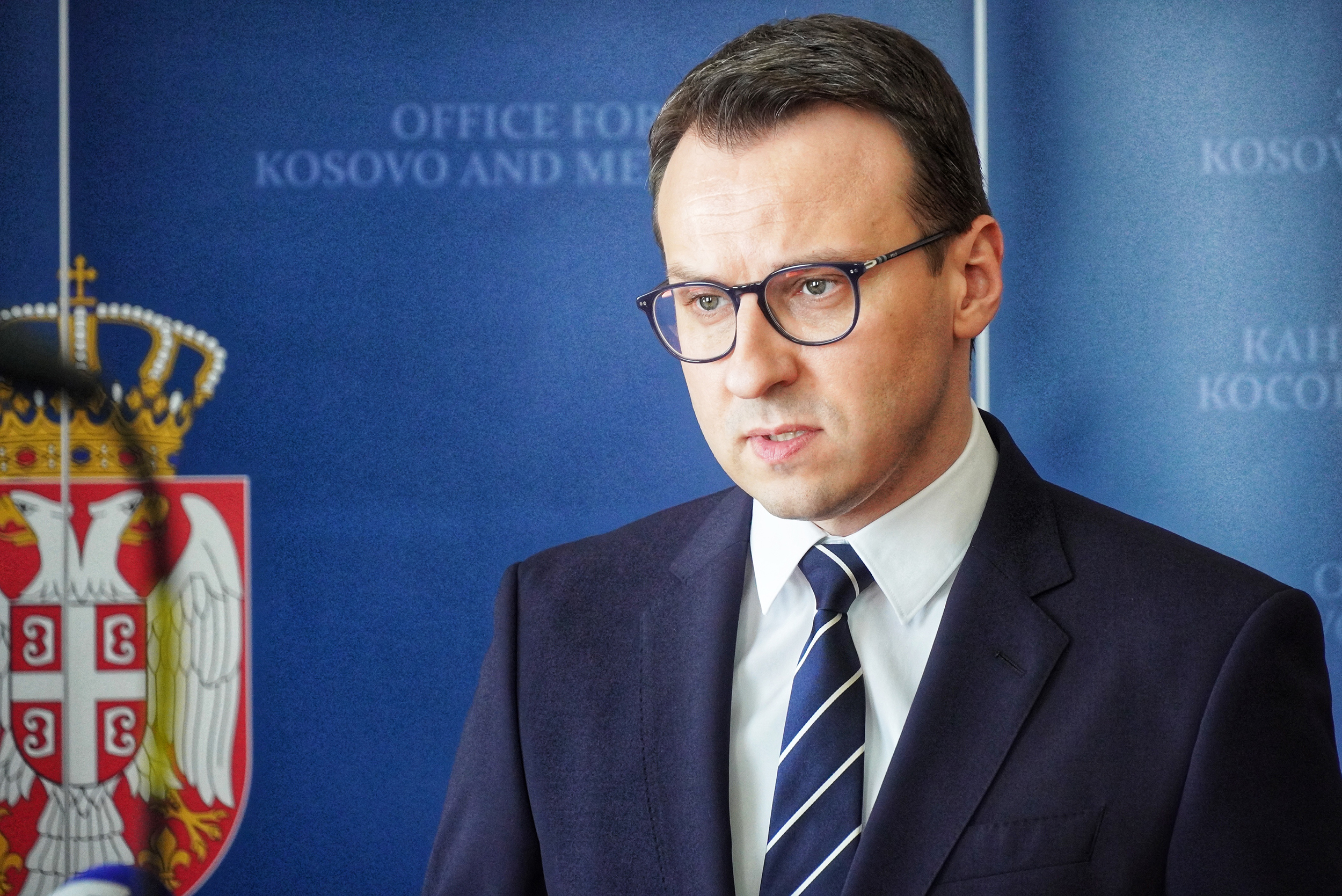 Beograd, 30. maja 2023. - Izjava za Tanjug direktora Kancelarije za Kosovo i Metohiju Petra Petkovića povodom situacije na KiM. FOTO TANJUG/ VLADIMIR ŠPORČIĆ/ bs