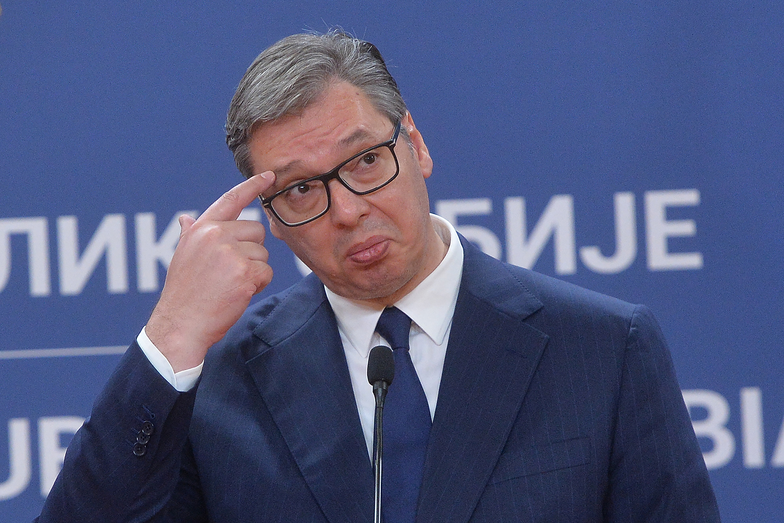 Beograd, 15. juna 2023 - Izjave za medije nakon sastanka predsednika Republike Srbije Aleksandra Vučića i predsednice Republike Slovenije Nataše Pirc Musar.  FOTO TANJUG/ ZORAN ŽESTIĆ/ bs