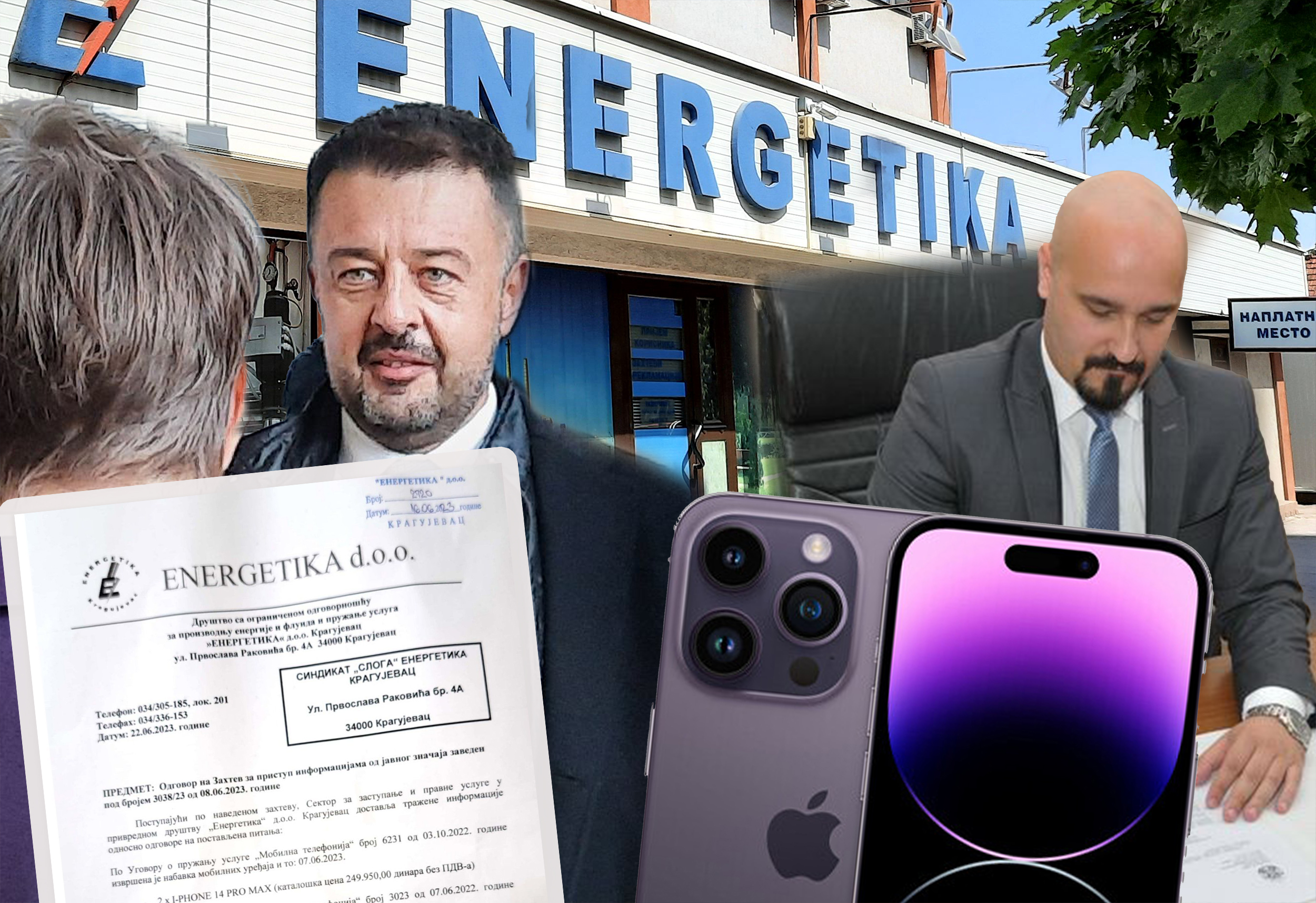 ajfoni za sns direktore  energetika upravna zgrada kragujevac