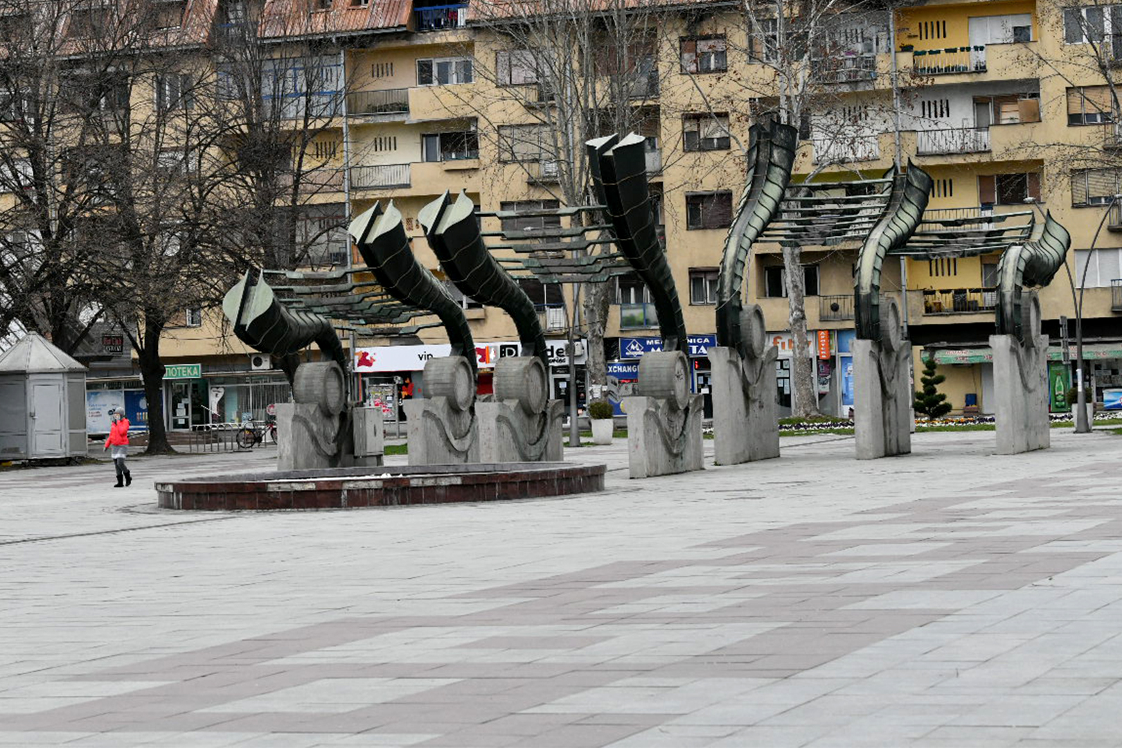 Ruma 26.03.2020. Korona, koronavirus, grad, maske, prazno, ulica, setaci, prolaznici, srem, sremacko, sremsko,  Foto: Vladislav Mitic/Nova.rs