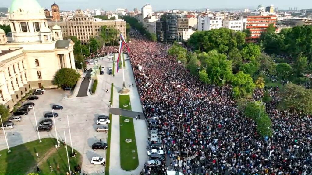 Beograd 19. maj 2023. Protest protiv nasilja drugi po redu