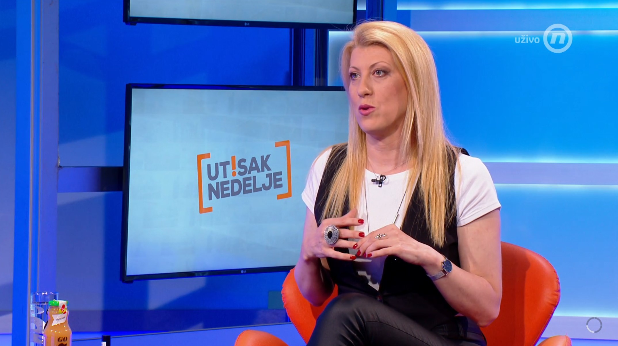 Jelena Zorić, emisija Utisak nedelje Foto: Nova